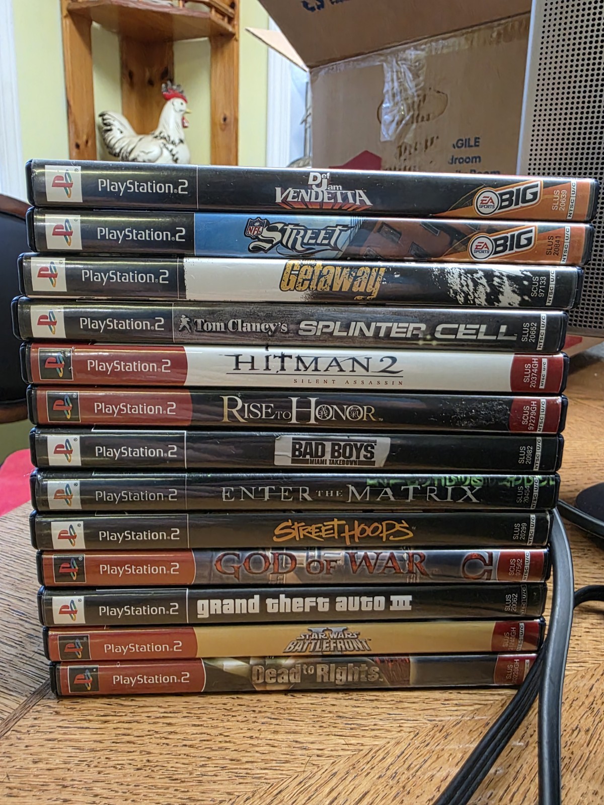 Sony PlayStation 2 SCPH-30001 BUNDLE 13 GAMES CIB W/ 2 CONTROLLERS MEMORY REMOTE