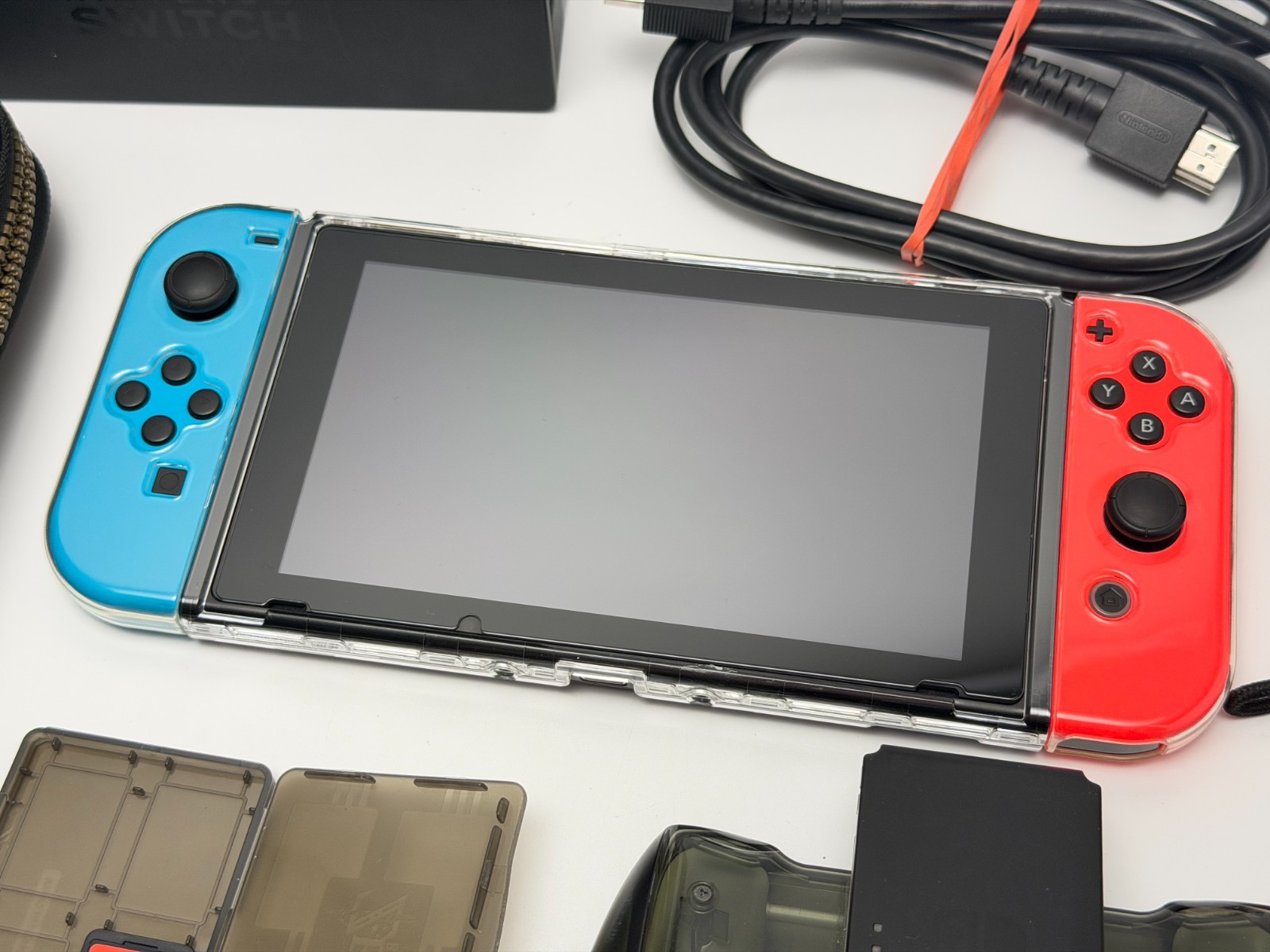 Nintendo Switch Console Zelda Breath of the Wild Bundle *Blue/Red Joy-Cons
