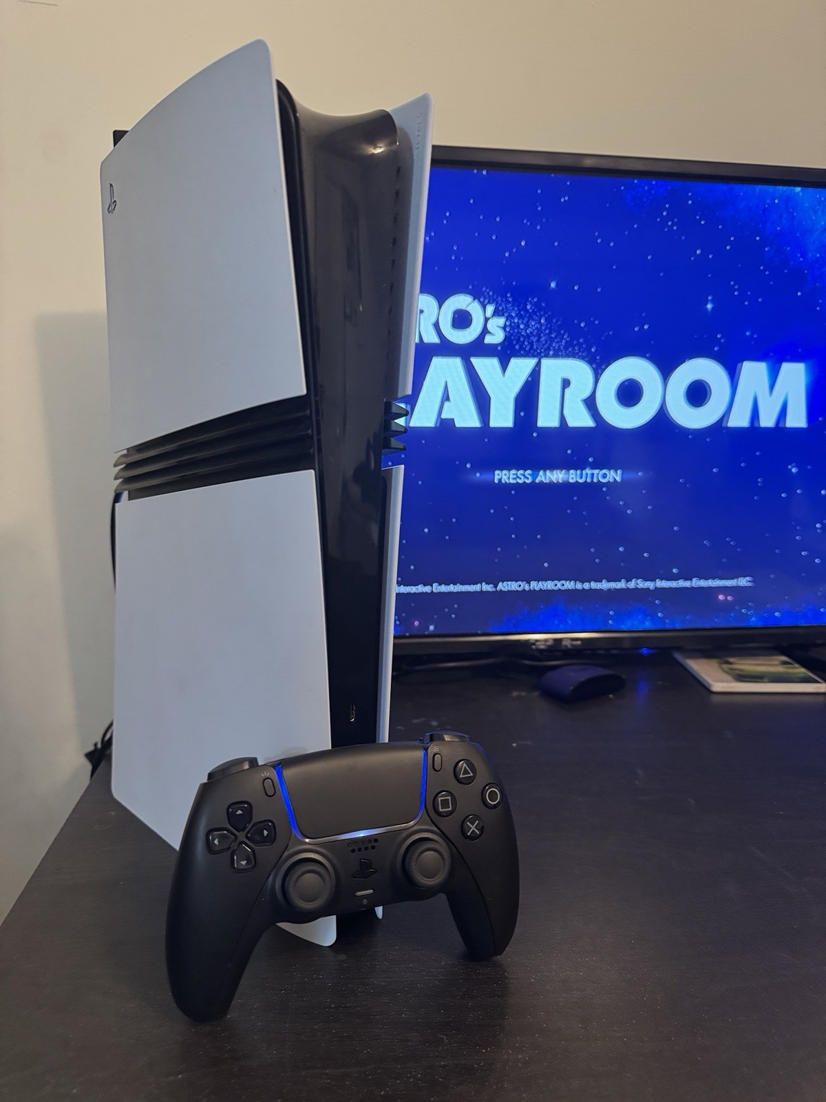 Sony PlayStation 5 Pro PS5 2TB White Console Gaming System + Black Controller
