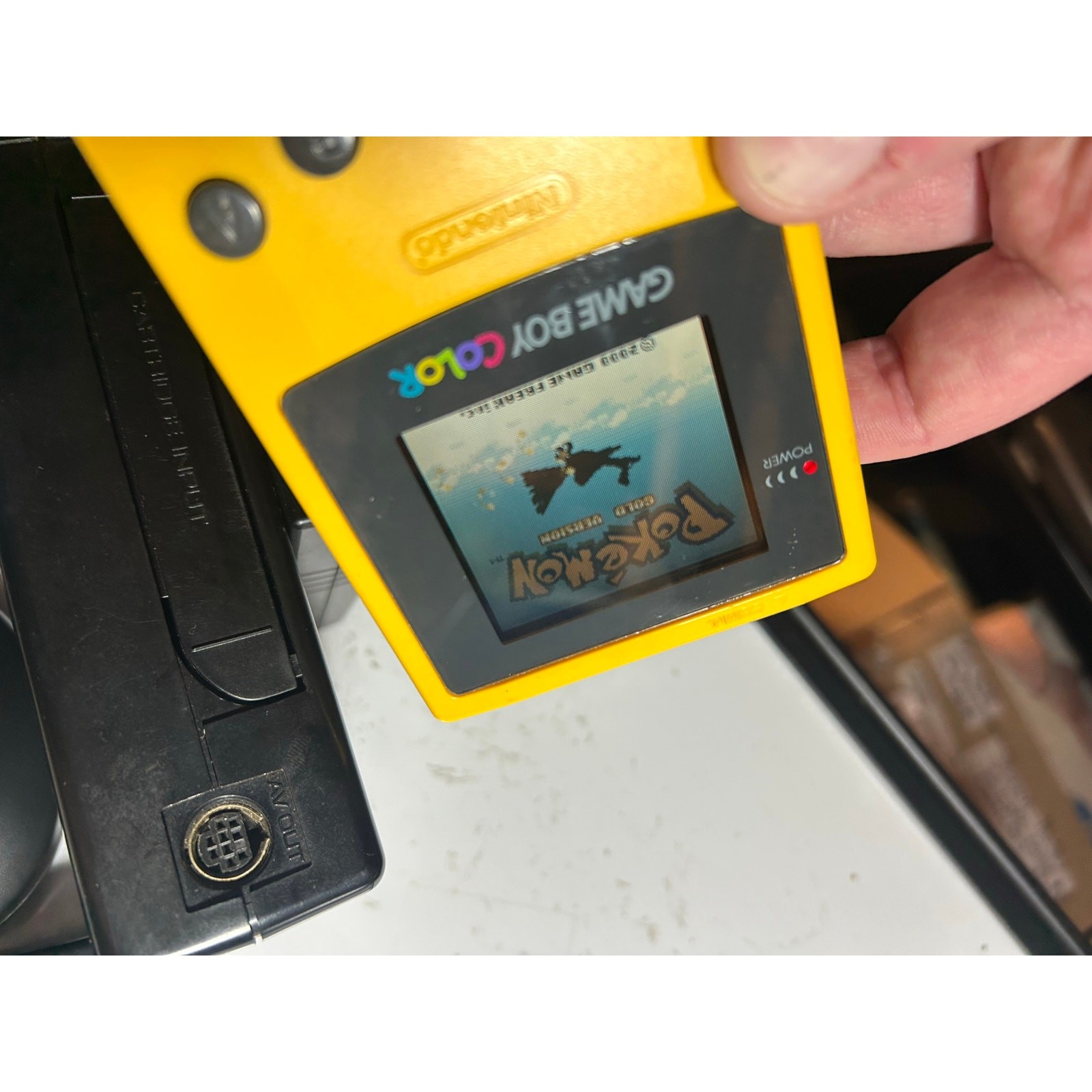 Nintendo Gameboy Game Boy Color Yellow🔥Works Great! Great Condition!