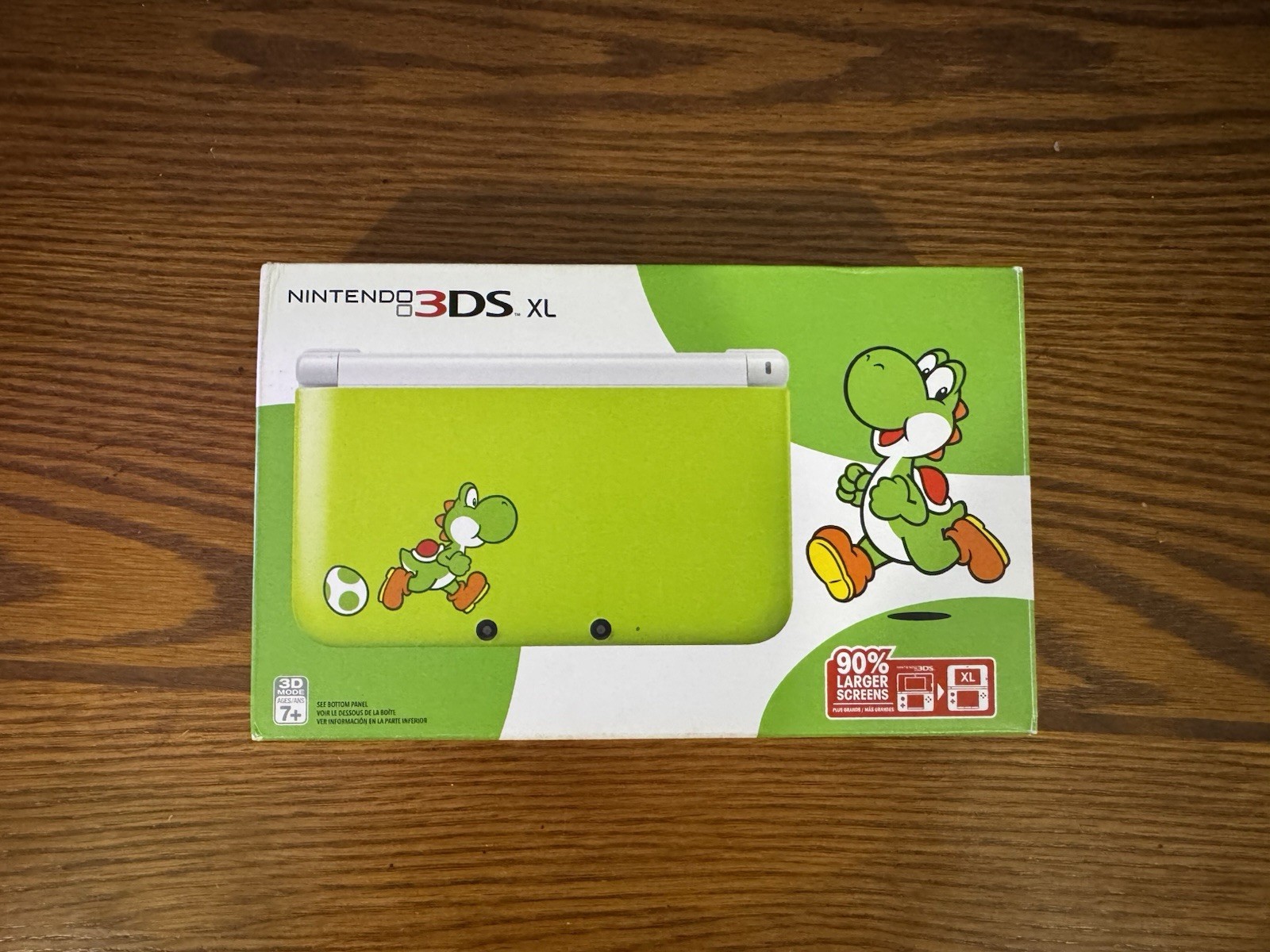 RARE! Yoshi 3DS XL Console IN ORIGINAL BOX w/ Stylus, charger, and Manual