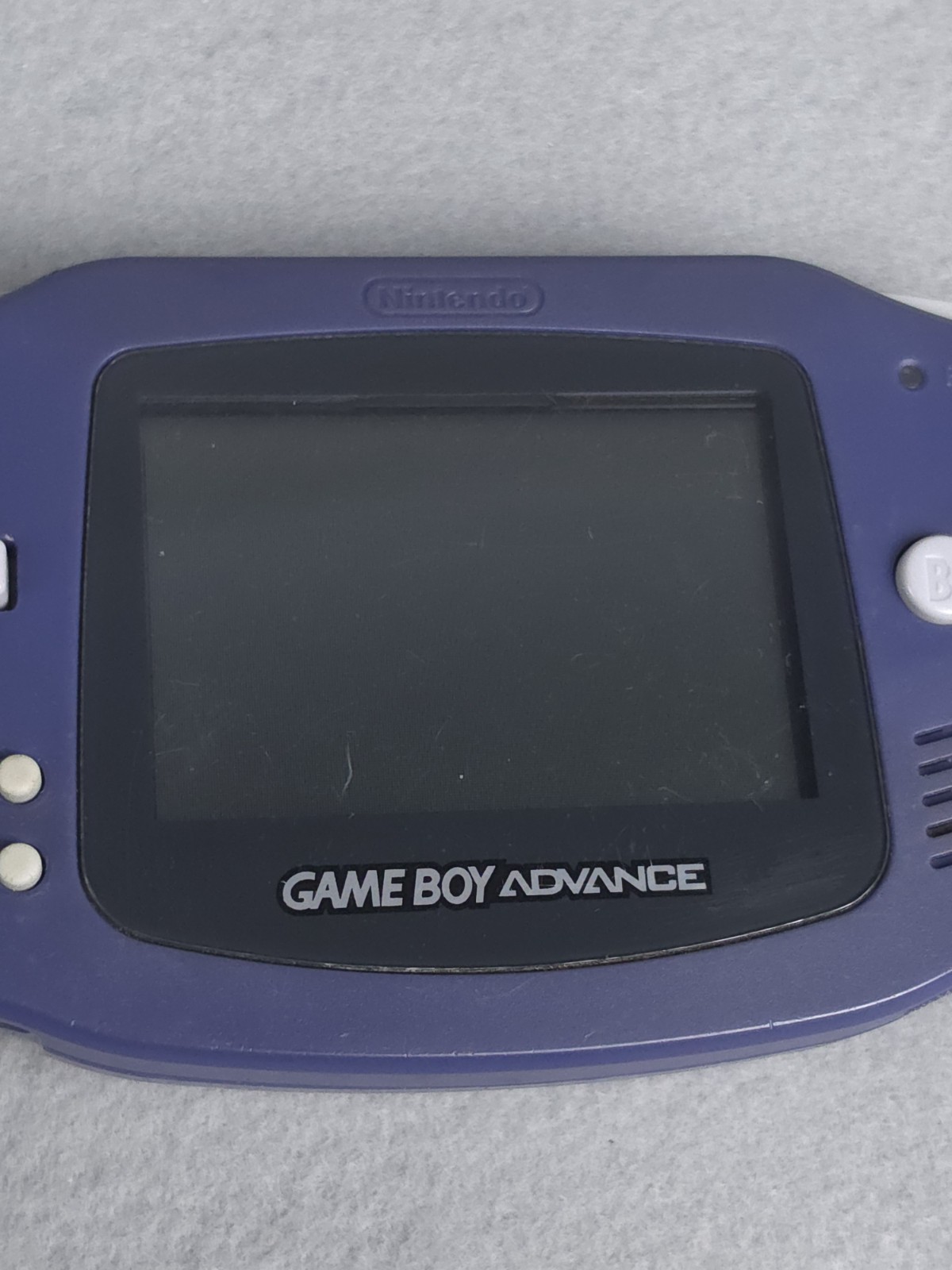 Nintendo Game Boy Advance Handheld System Indigo Purple Tested & Works!