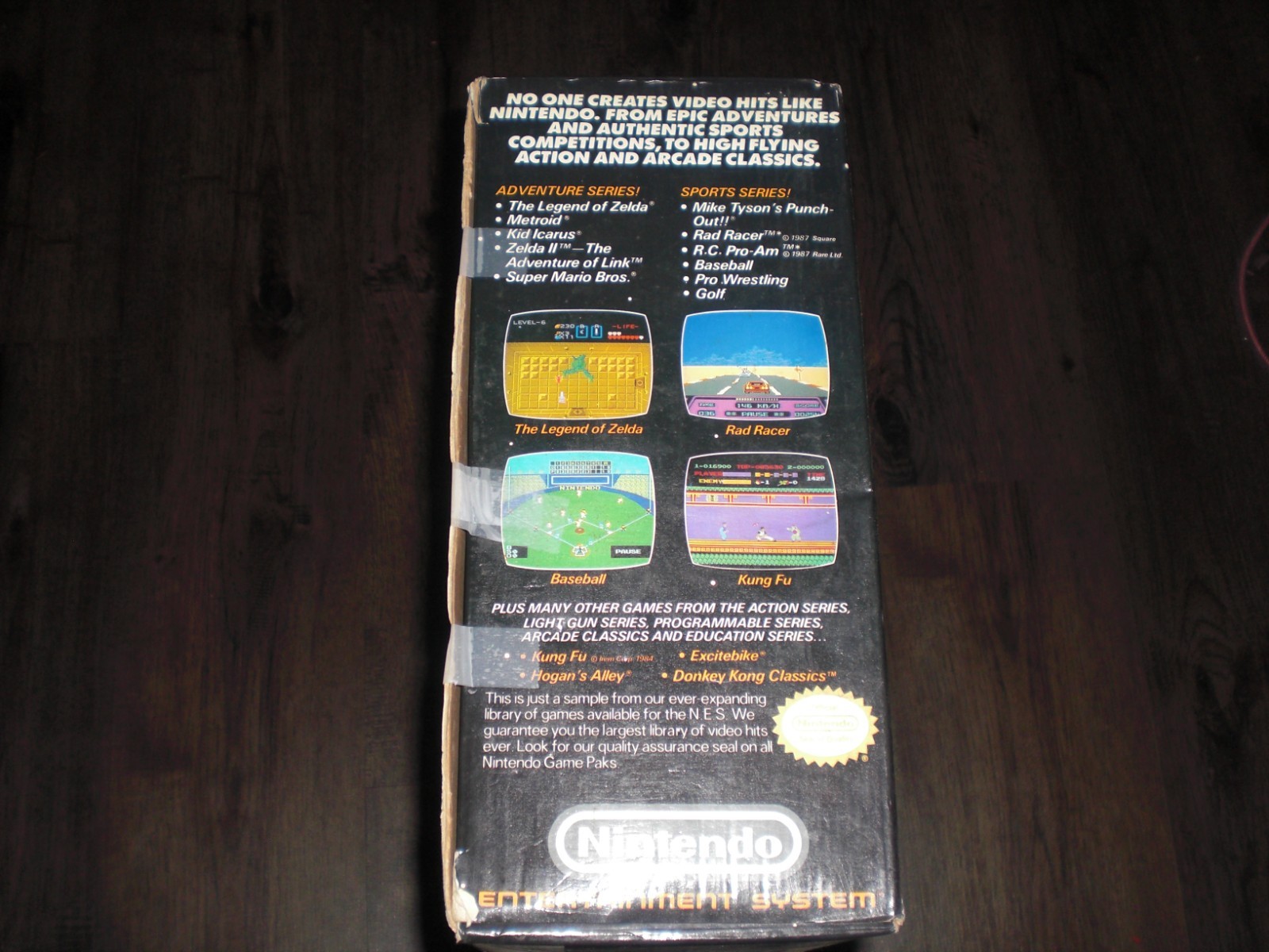 Nintendo NES Console CIB Box Manuals Inserts System Styrofoam OEM Controller ++