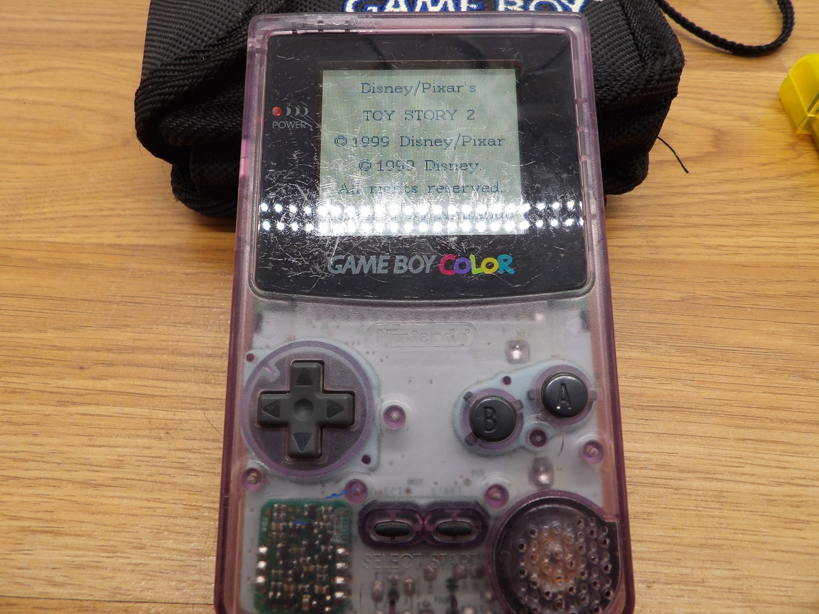 Nintendo Atomic Purple GameBoy Color – Tested W/ Toy Story 2, Mega Memory & Bag