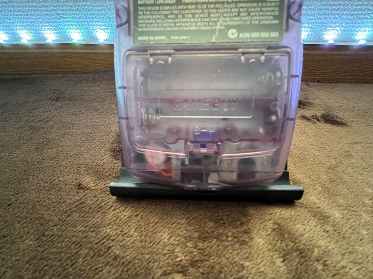Nintendo CGB-S-SA Game Boy GB Color Console – Clear Purple Japan import