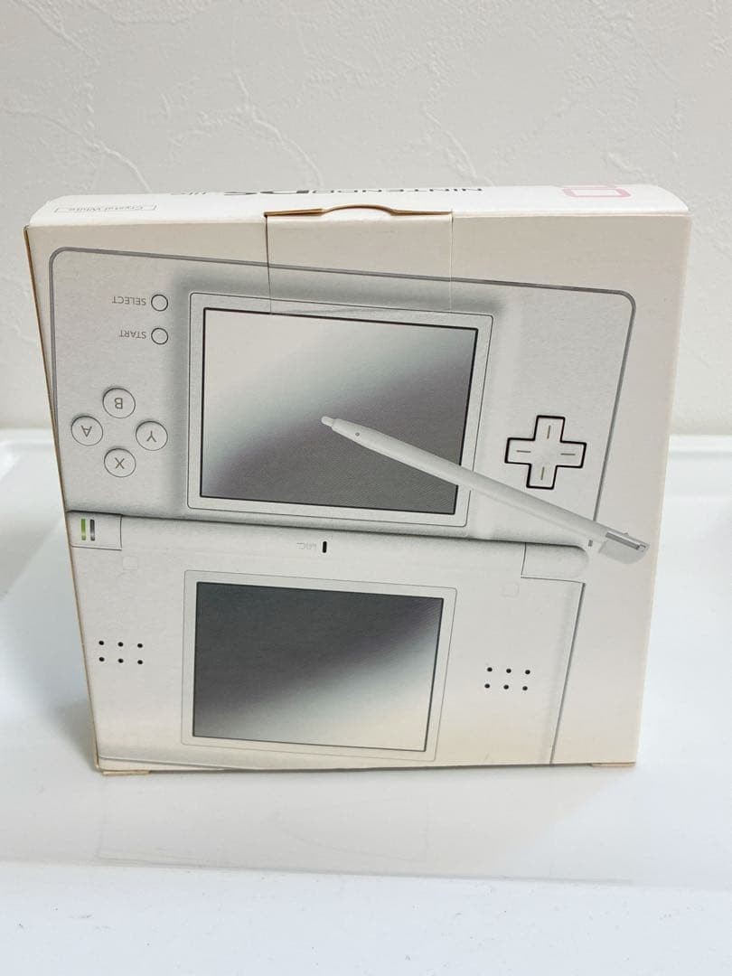 Nintendo DS Lite Crystal White Complete in Box JP Retro Gaming RARE Color