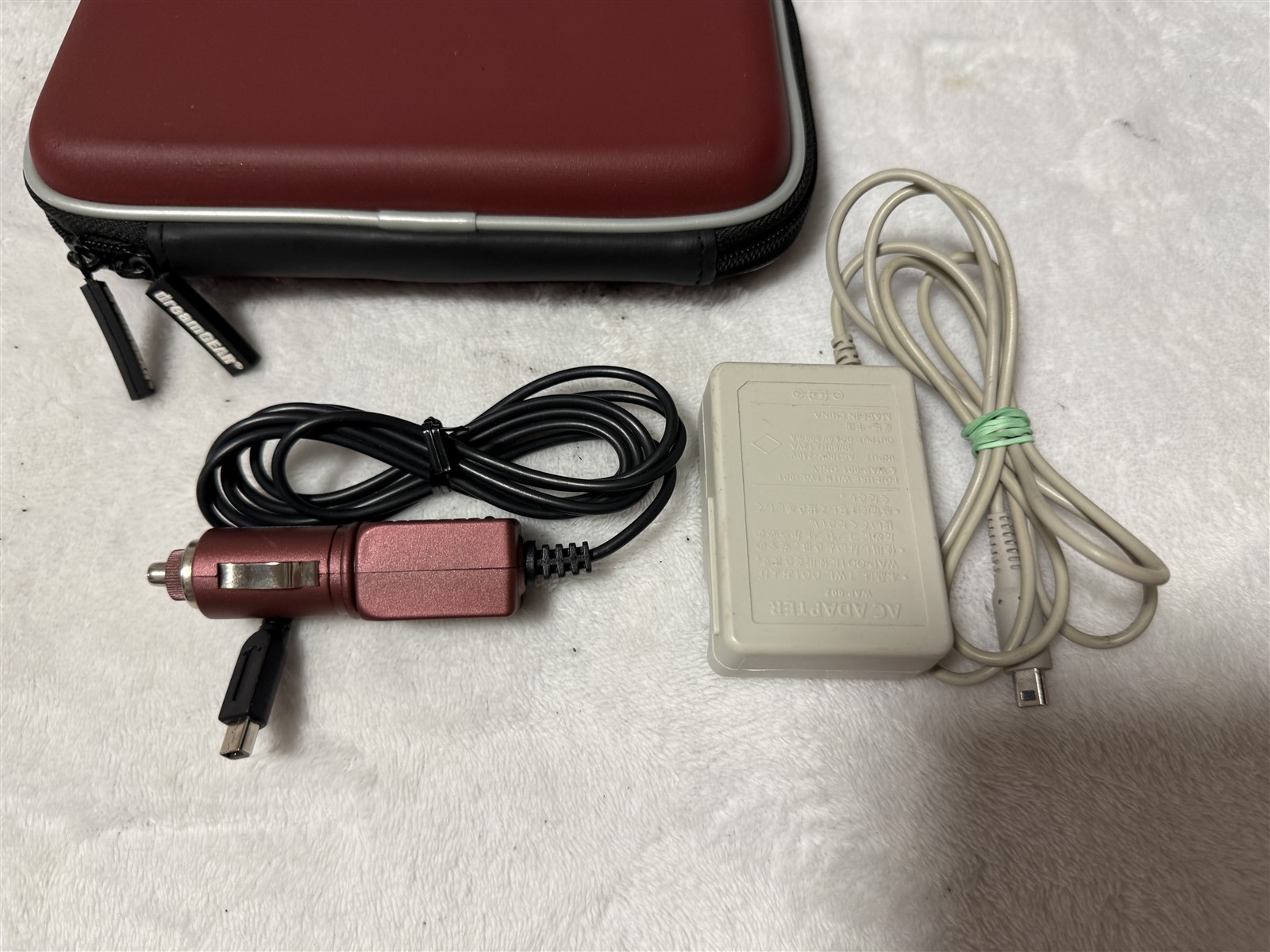 NINTENDO DSi PINK HANDHELD CONSOLE SYSTEM TWL-001 W/ GAMES / CASE / EXTRAS