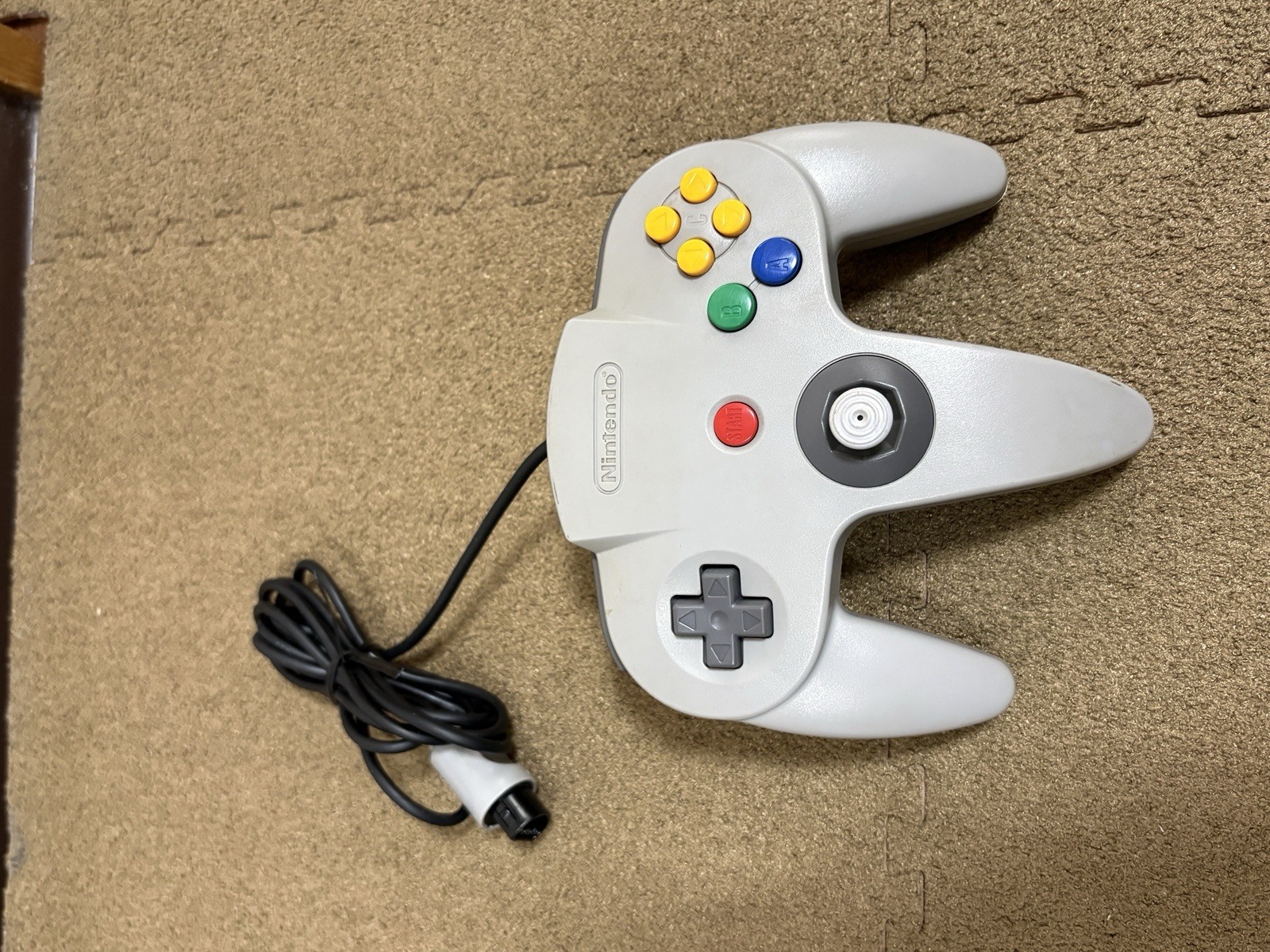 Nintendo 64 N64 Console Grey Controller Cables Jumper Pak Set Japanese Region
