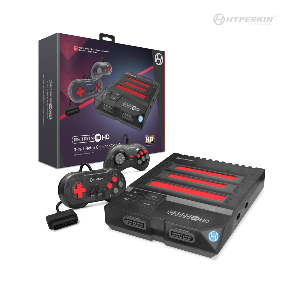 Retron 3 HD 3-In-1 Gaming Console Compatible with NES Super Famicom (FVS031966)