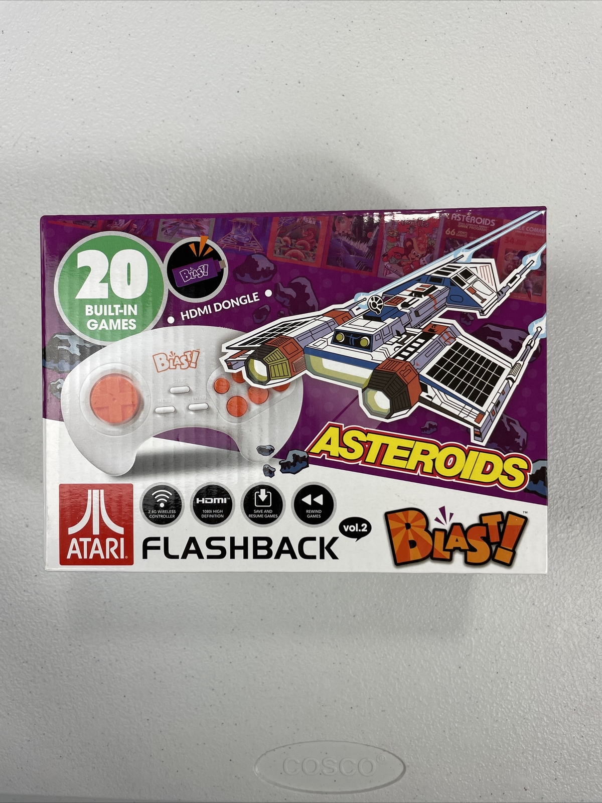 Atari Flashback Blast Vol. 2 Asteroids Retro Video Game Console Plug n Play NEW