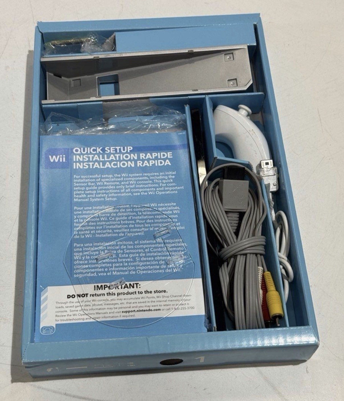 Nintendo Wii Sports Bundle (Wii Sports Not Included) In Box – Tested