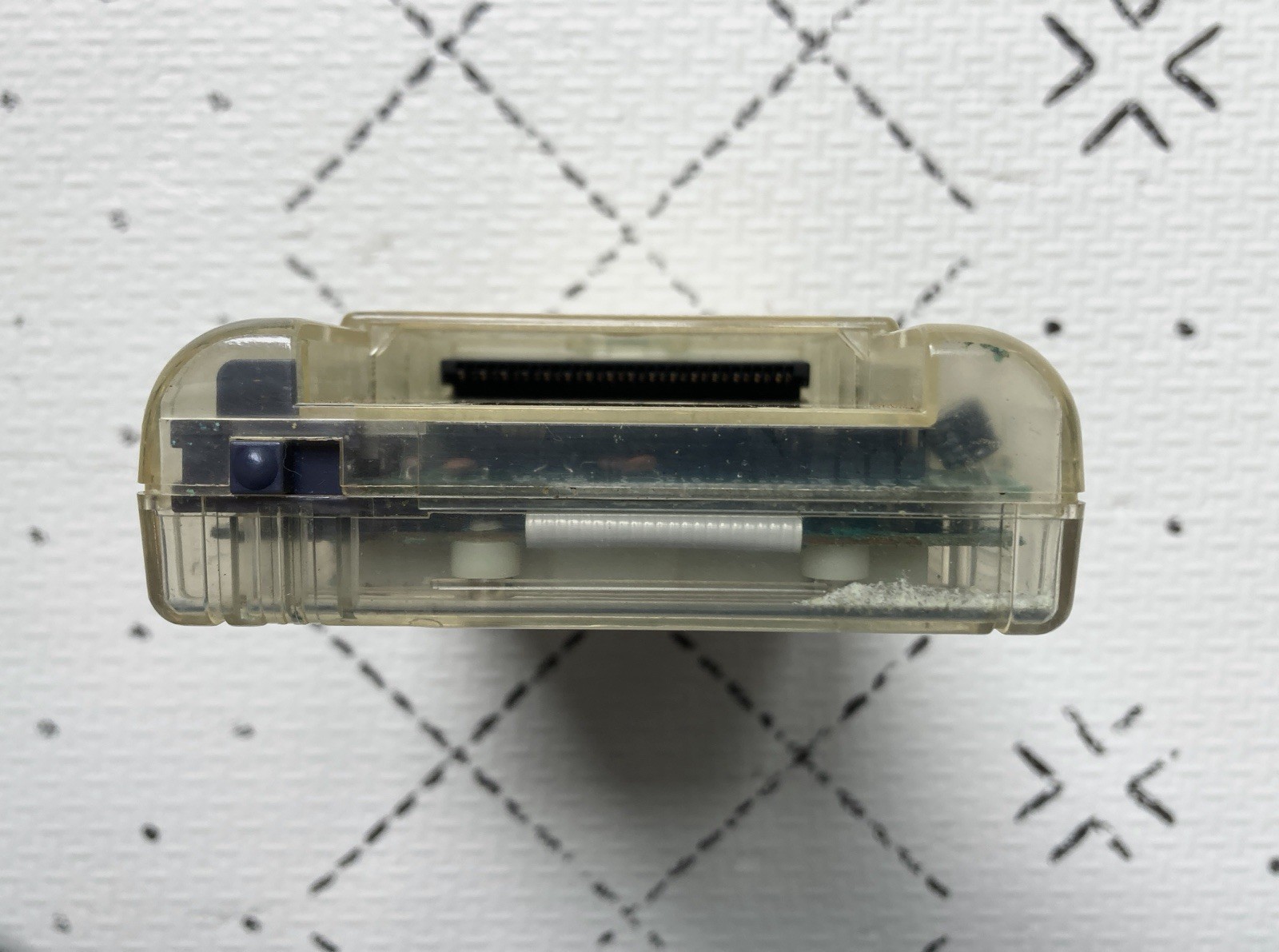 1989 ORIGINAL Nintendo Gameboy CLEAR Play It Loud W/ Matching Orginal Case