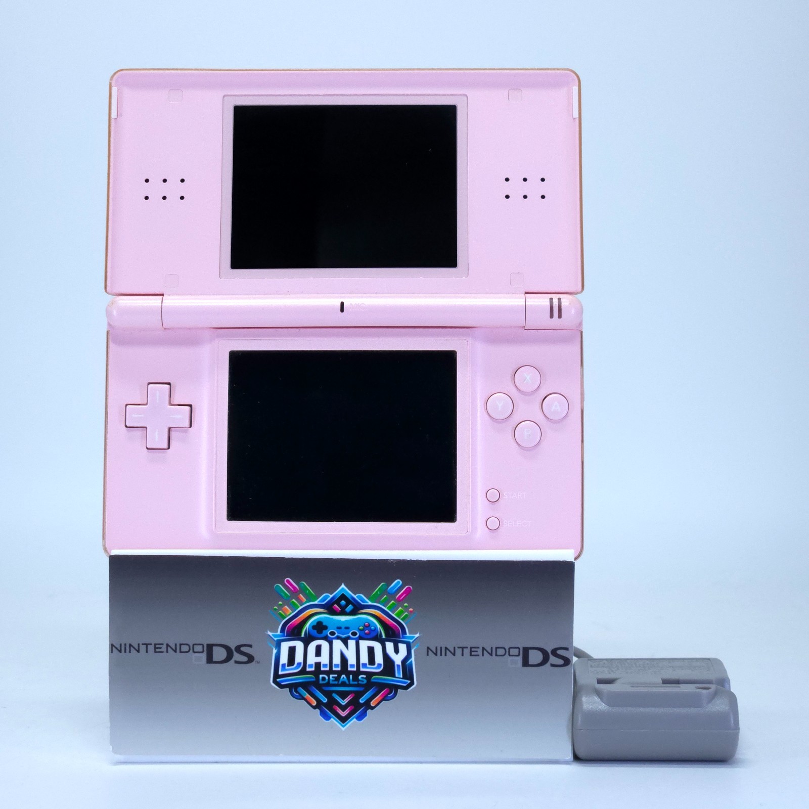 DS Lite Console Nintendo System Pink W/ Charger + Stylus | Usg-001 Tested