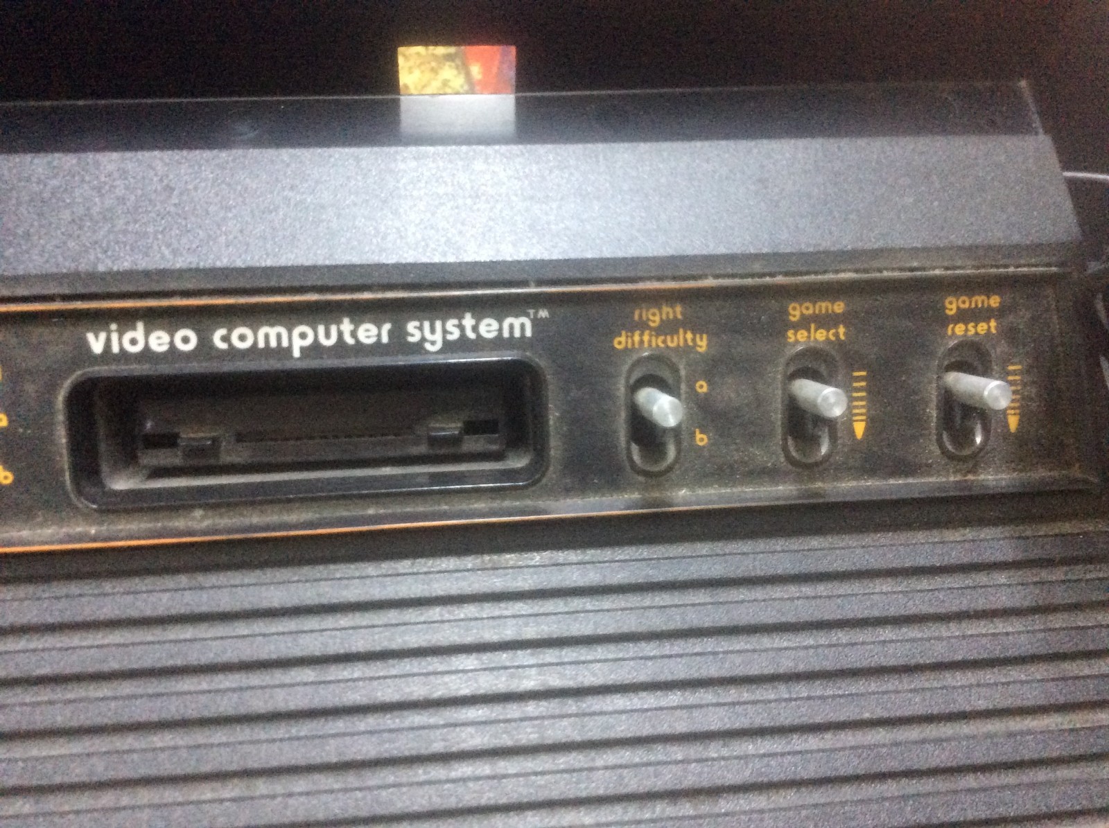 Atari 2600 SYSTEM With Organizer Center w/ Controllers 14 games