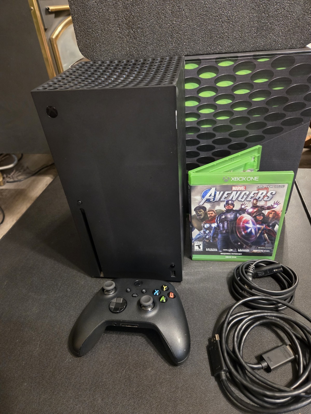 Microsoft Xbox Series X 1TB Video Game Console Bundle W/ Game And Original Box