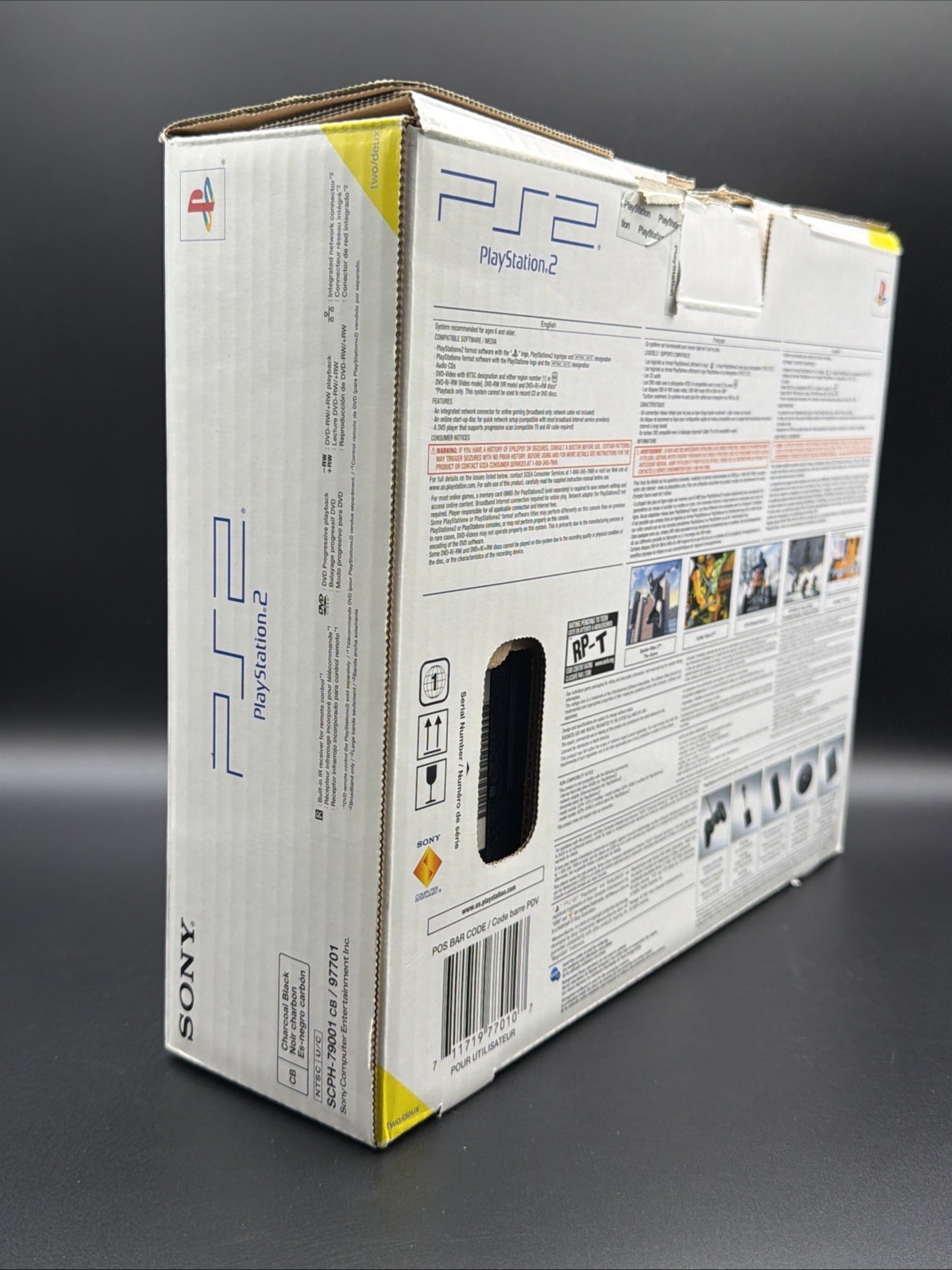 PS2 Slim Console Complete CIB Bundle Tested W/ Games & Memory Card Fast Ship!