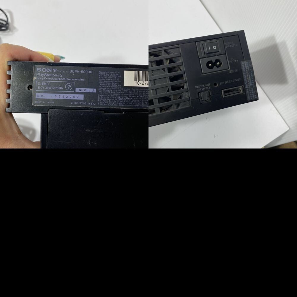 PlayStation 2 PS2 Midnight black SCPH-50000 BB Pack Console Controller Japan