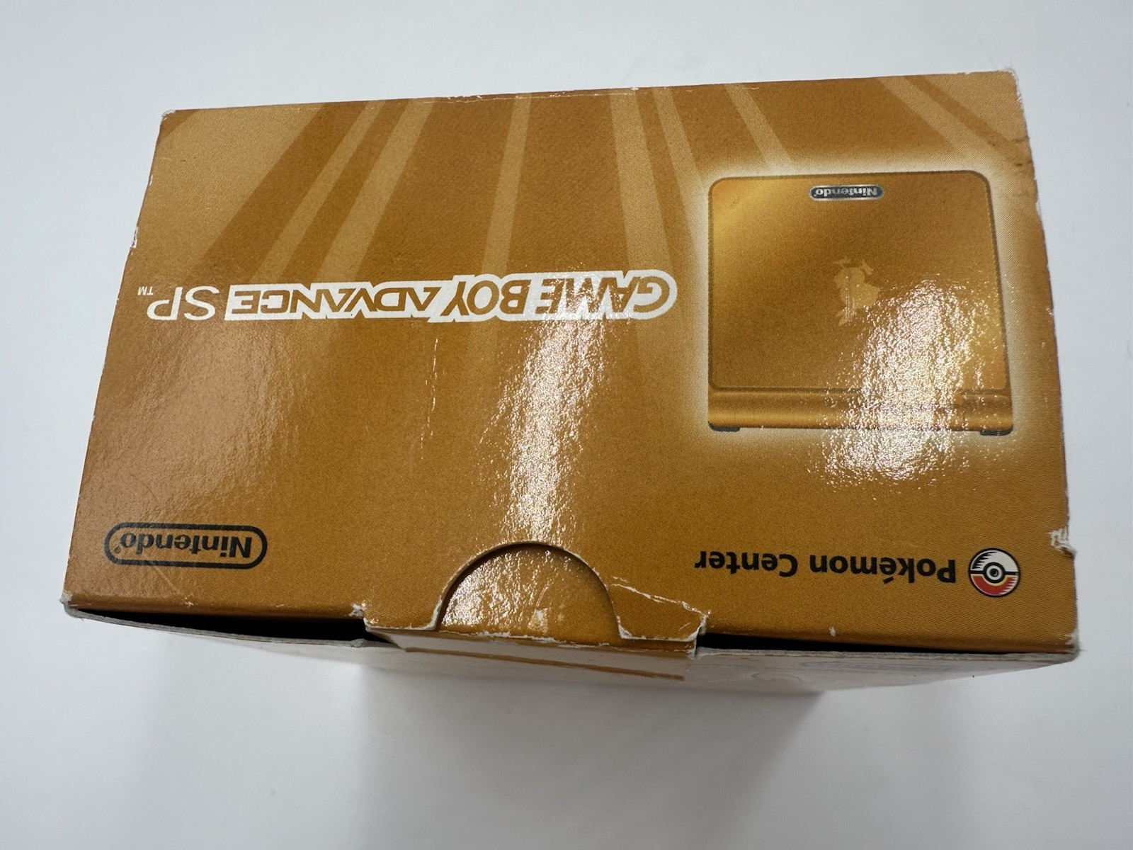 【Torn Box】Nintendo Gameboy Advance SP Achamo Torchic Orange Pokemon Center Japan