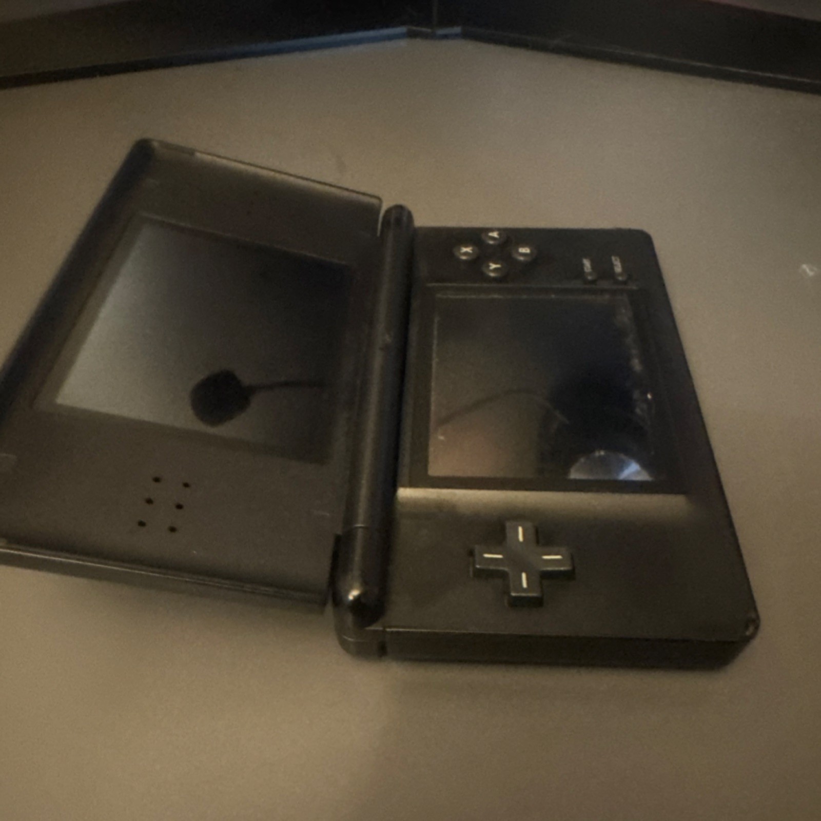 Nintendo DS Lite Black Dual Screen Handheld Console with Headphone Jack