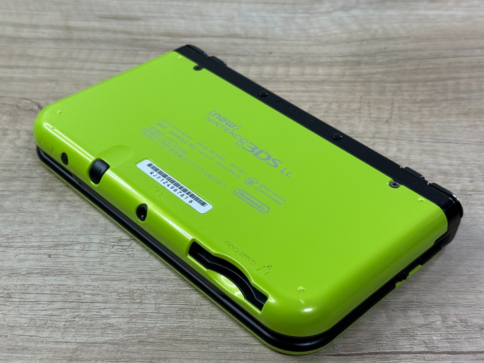 Nintendo New 3DS XL Lime Black Console Tested Japan ver D6034
