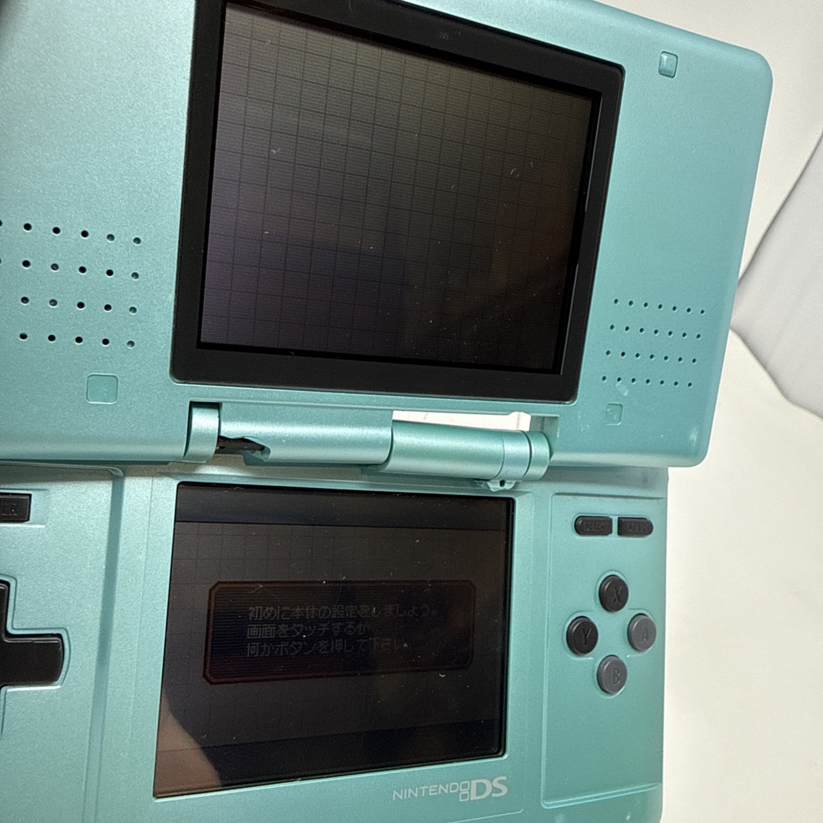 Original Nintendo DS Handheld Console Turquoise NTR-001 Japanese Handheld