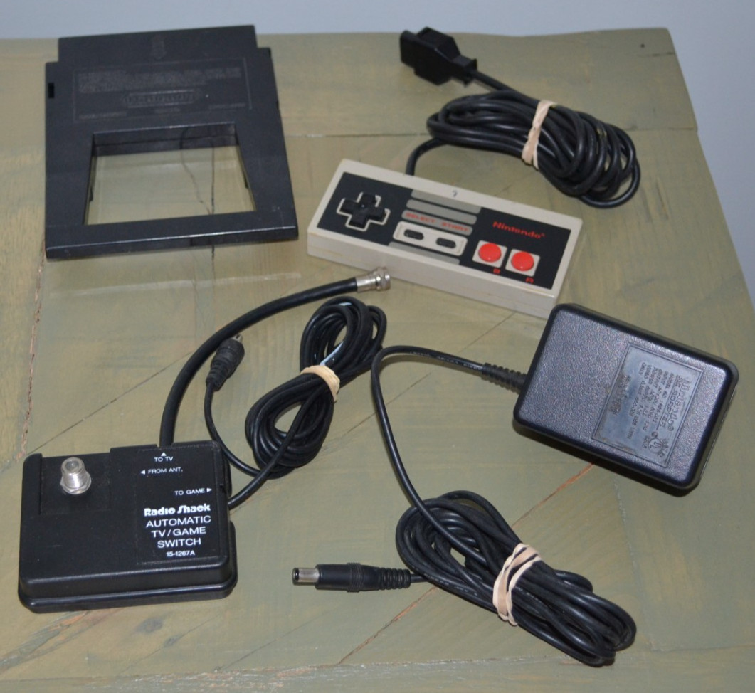 Nintendo NES Action Set Home Console – White/Gray Sold AS-IS