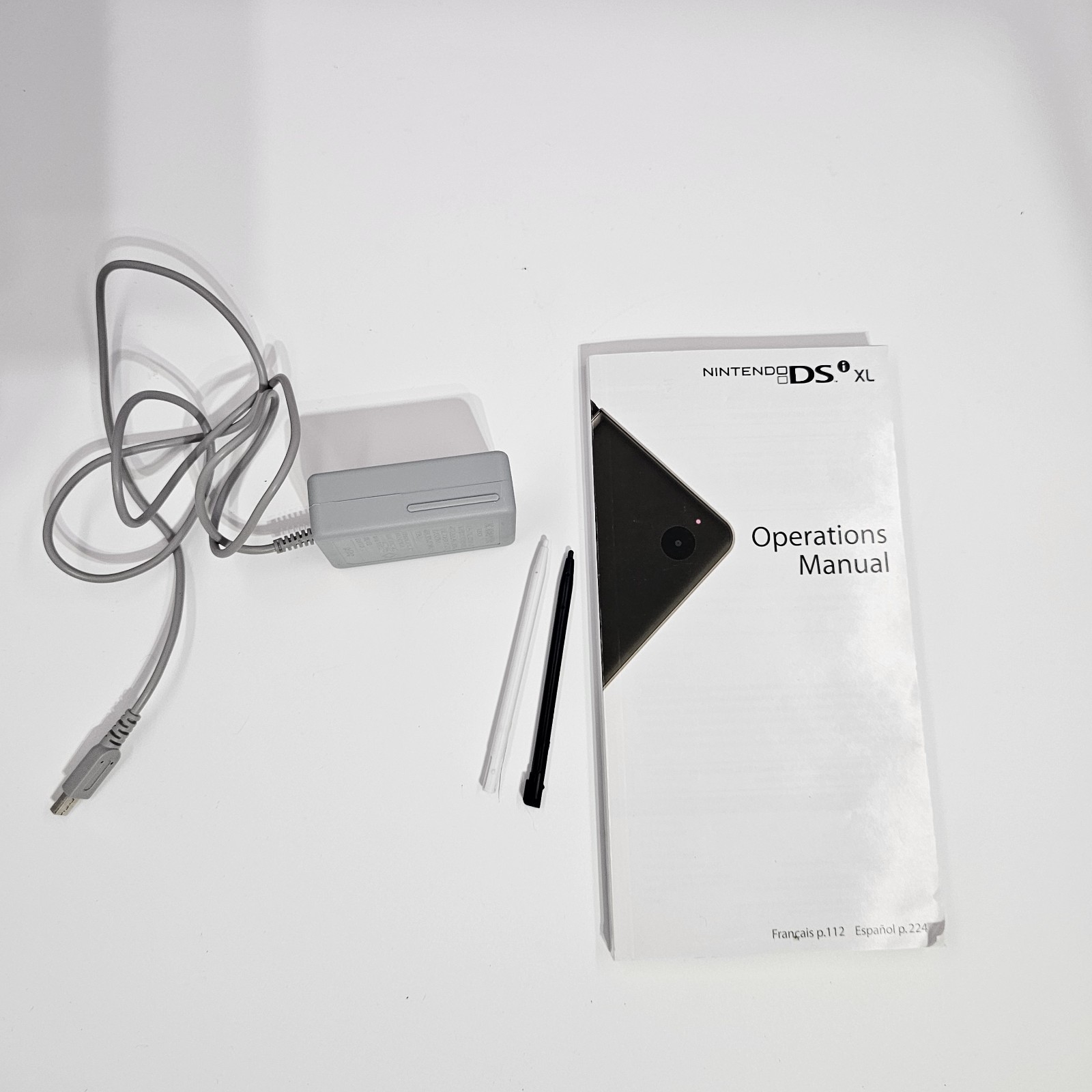 Nintendo DSi XL Bronze Brown With Original Box, Charger, Stylus Tested Works