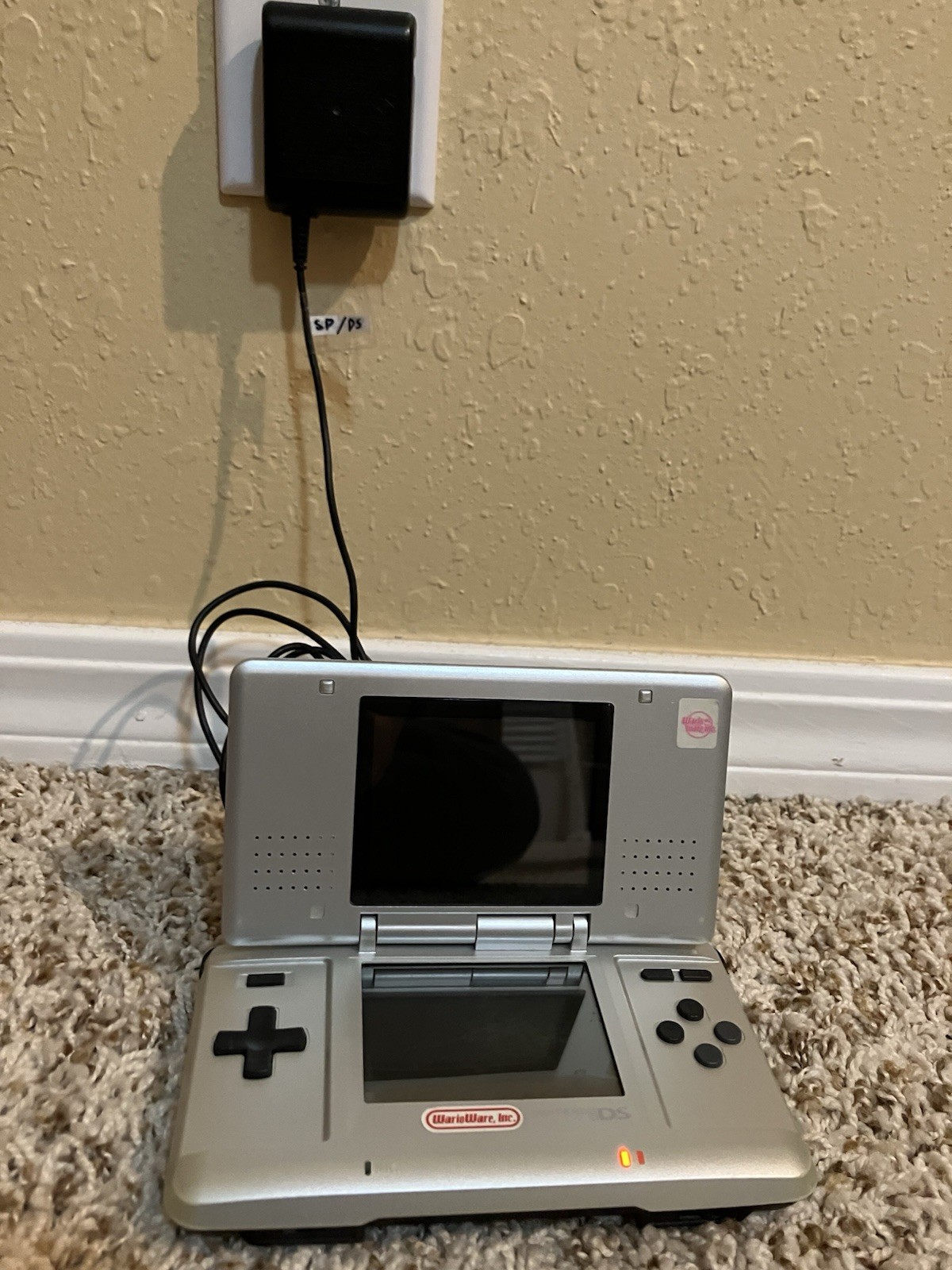 Nintendo DS NTR-001 Silver Handheld Console w/ Box Manuals Metroid Demo