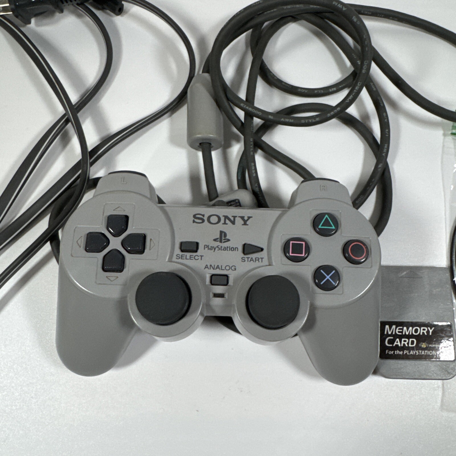 Playstation 1 Console w/ Controller, Memory Card, and Bonus Game! (NO AV CABLE)