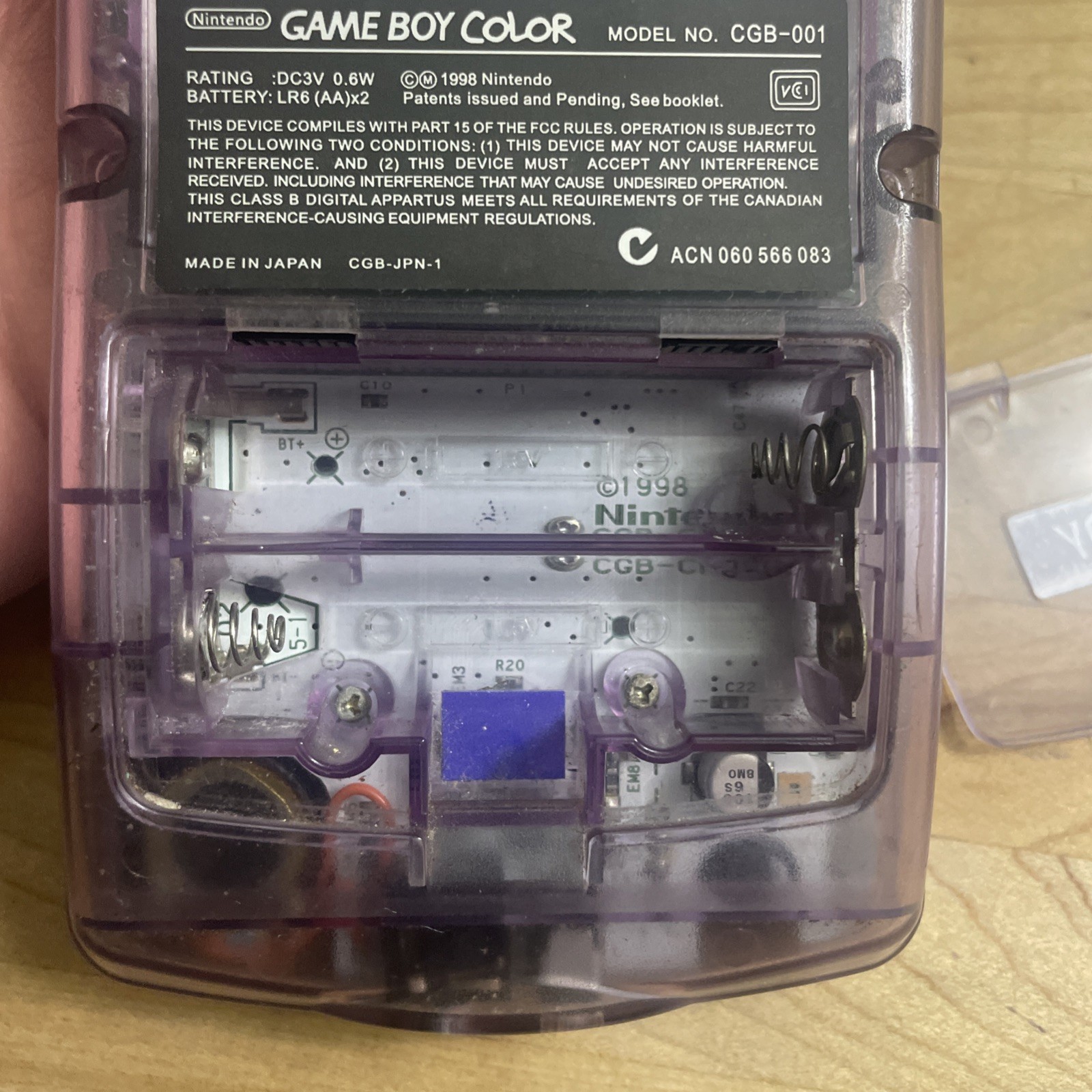 Nintendo Game Boy Color Handheld System – Atomic Purple