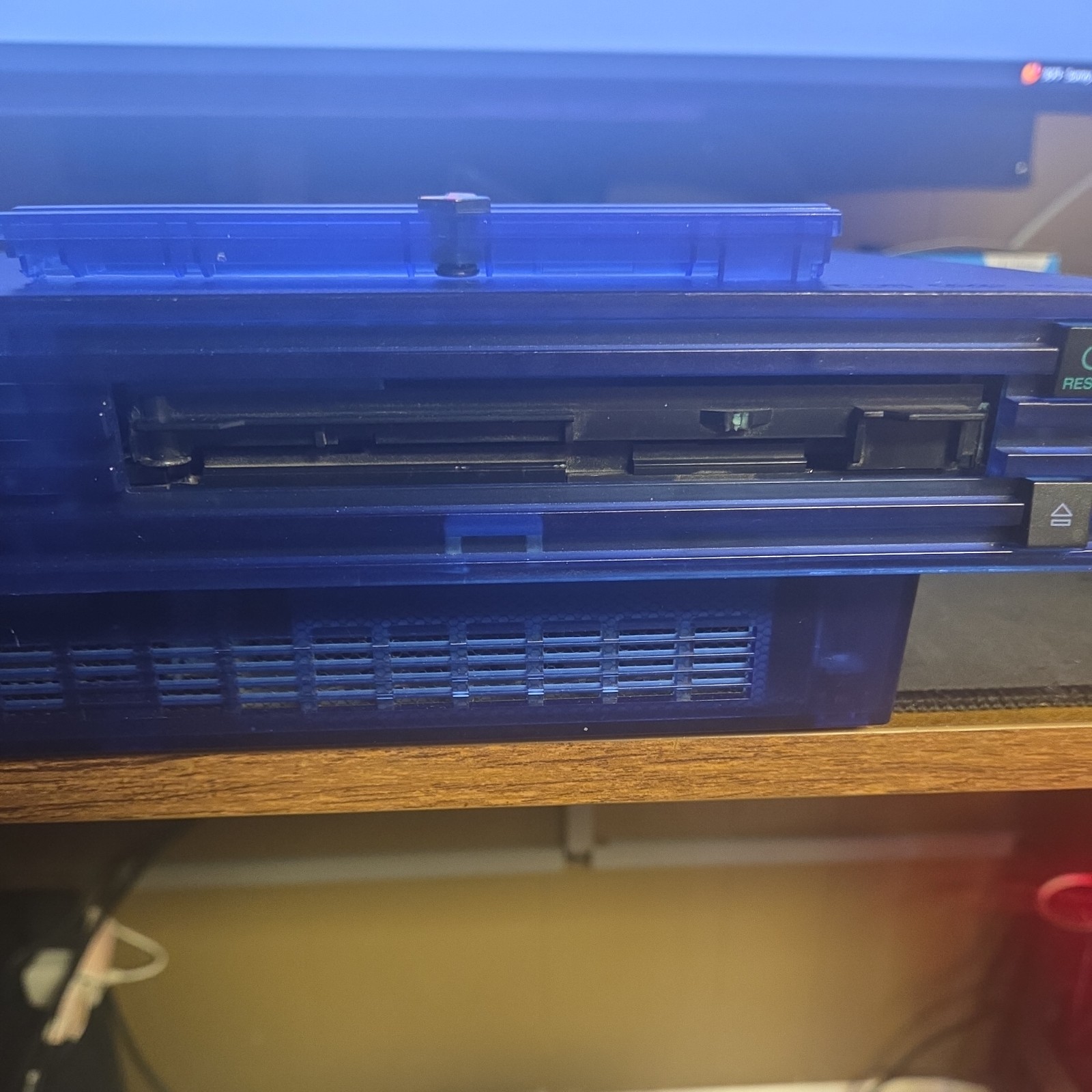 PS2 Ocean Blue SCPH-37000 Console only Playstation 2 USED READ DESC