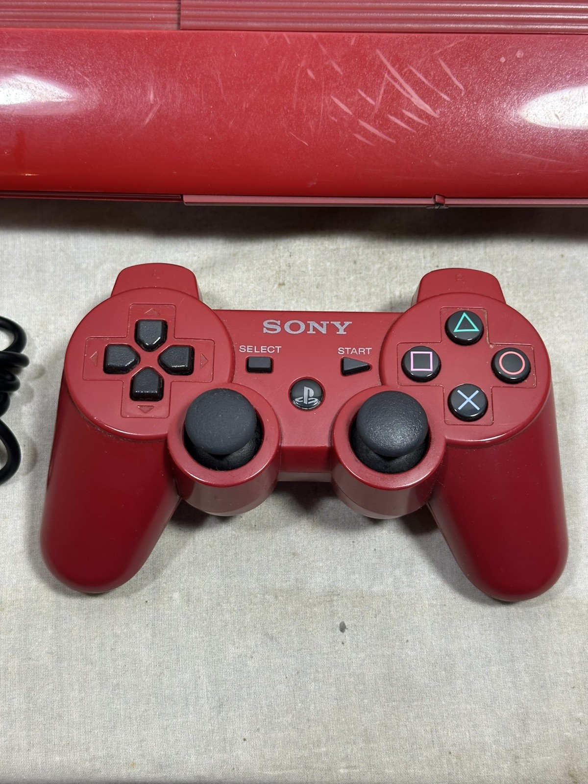 Sony PlayStation 3 PS3 Super Slim Red God of War Console System Bundle – Tested