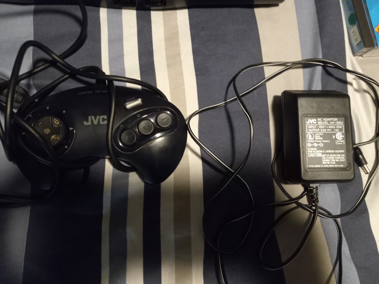 JVC X’Eye (Sega Genesis + Sega CD) with Controllers, Power Plug, and Games