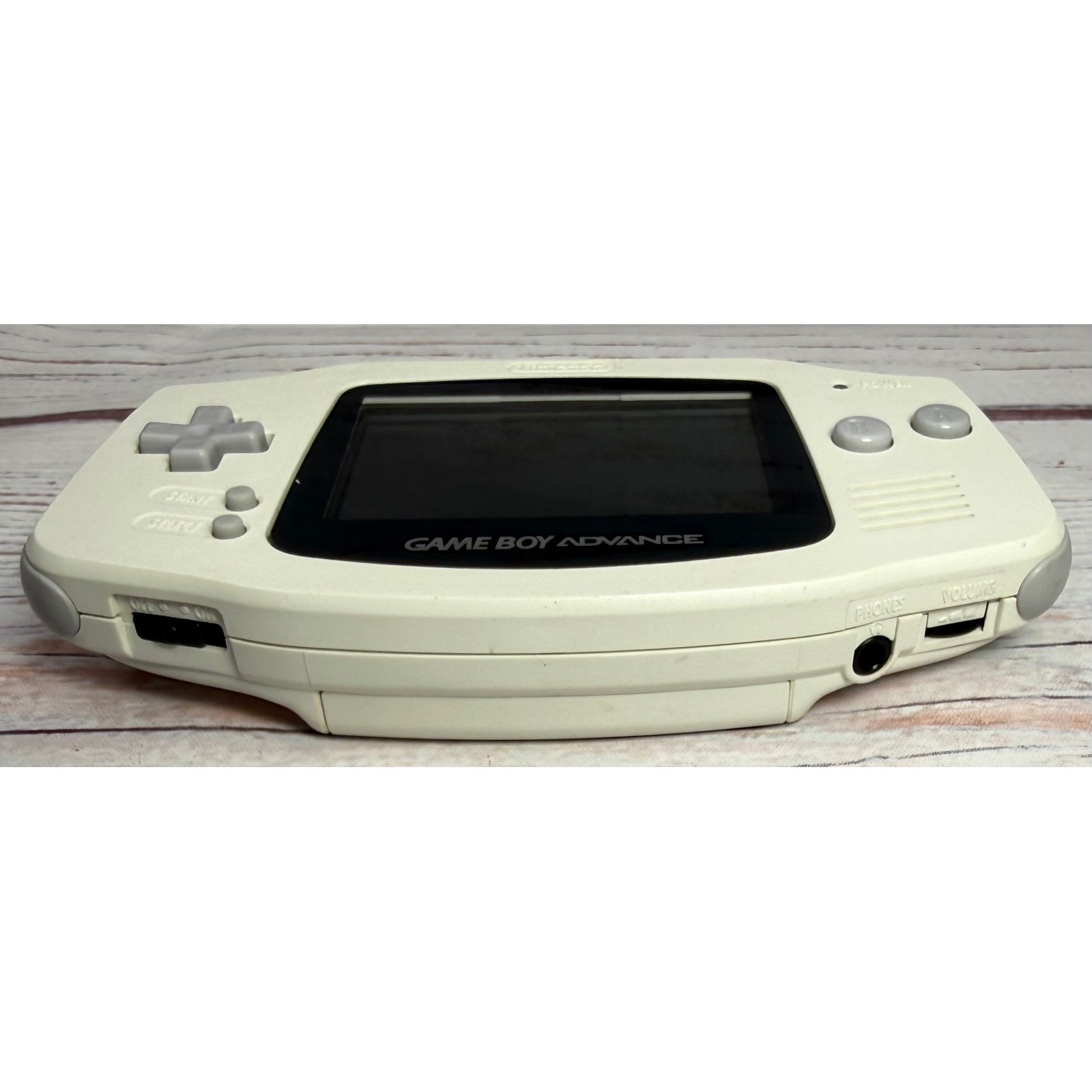 Nintendo Game Boy Advance White Console Handheld System GBA Tested AGB-001
