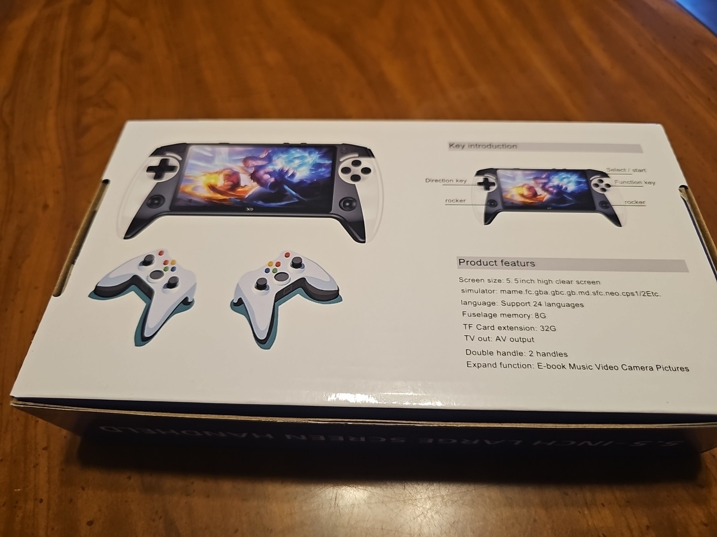 BLACK HAWK X9 Handheld Game Console 5.5″ IPS Screen- NEW IN BOX