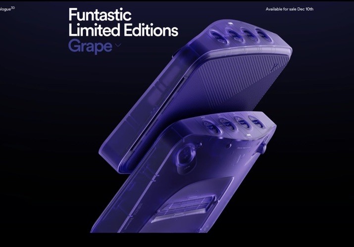 Analogue 3D N64 Funtastic Grape Purple HDMI FPGA Console with 8bitdo Controller