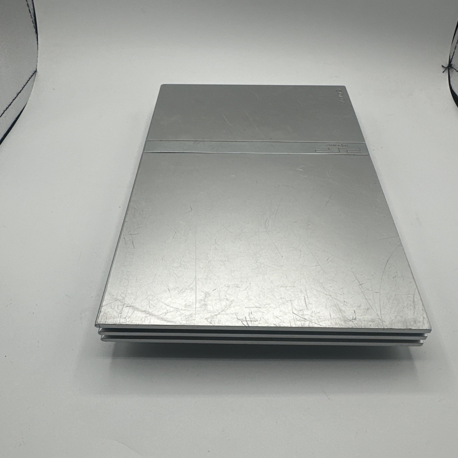 Sony PlayStation 2 PS2 Slim Silver Console SCPH-77001 – Disc Not Spinning