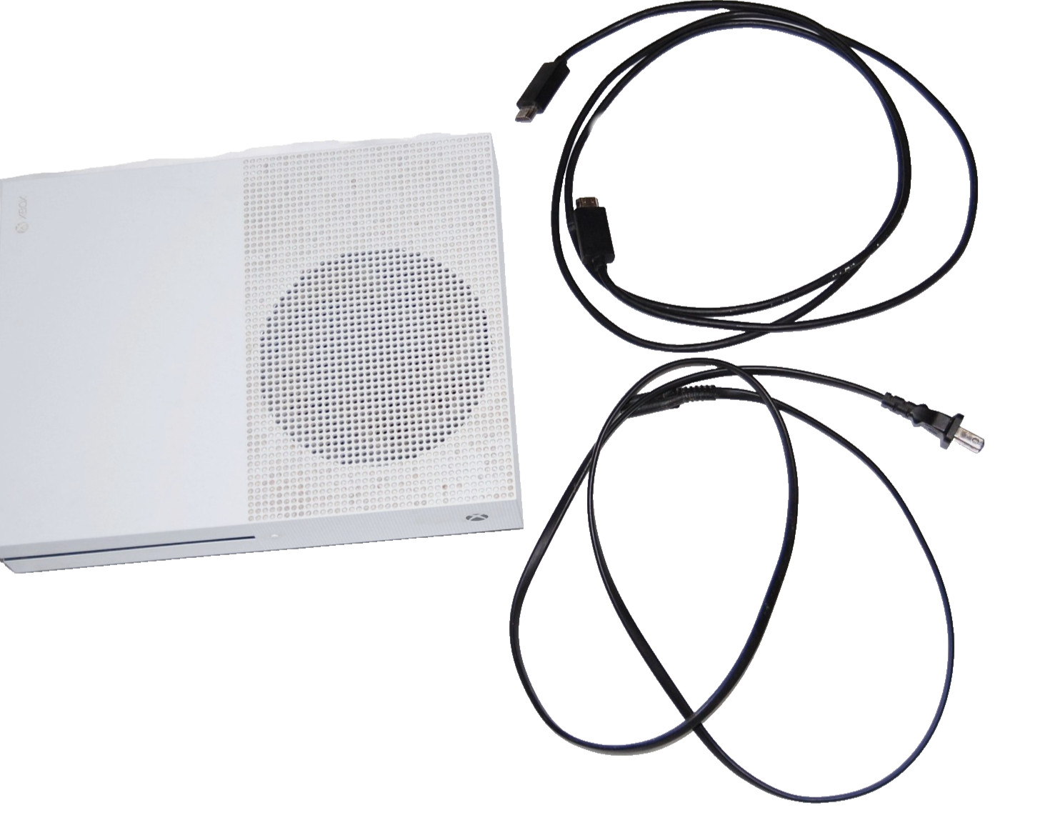 Microsoft Xbox One S 1681 Game Console White 500GB HDMI/USB-A Broken Disc Drive