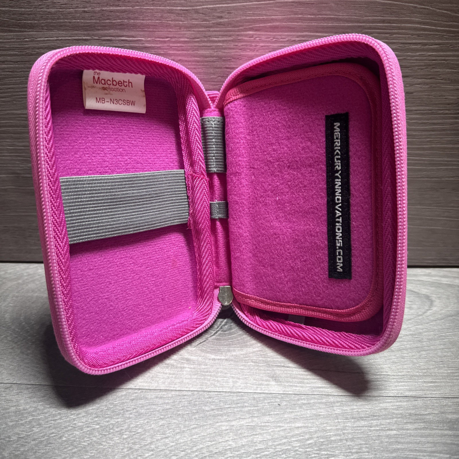 Nintendo DS Lite with Case USG-001- Metallic Rose Tested Works – No Charger!