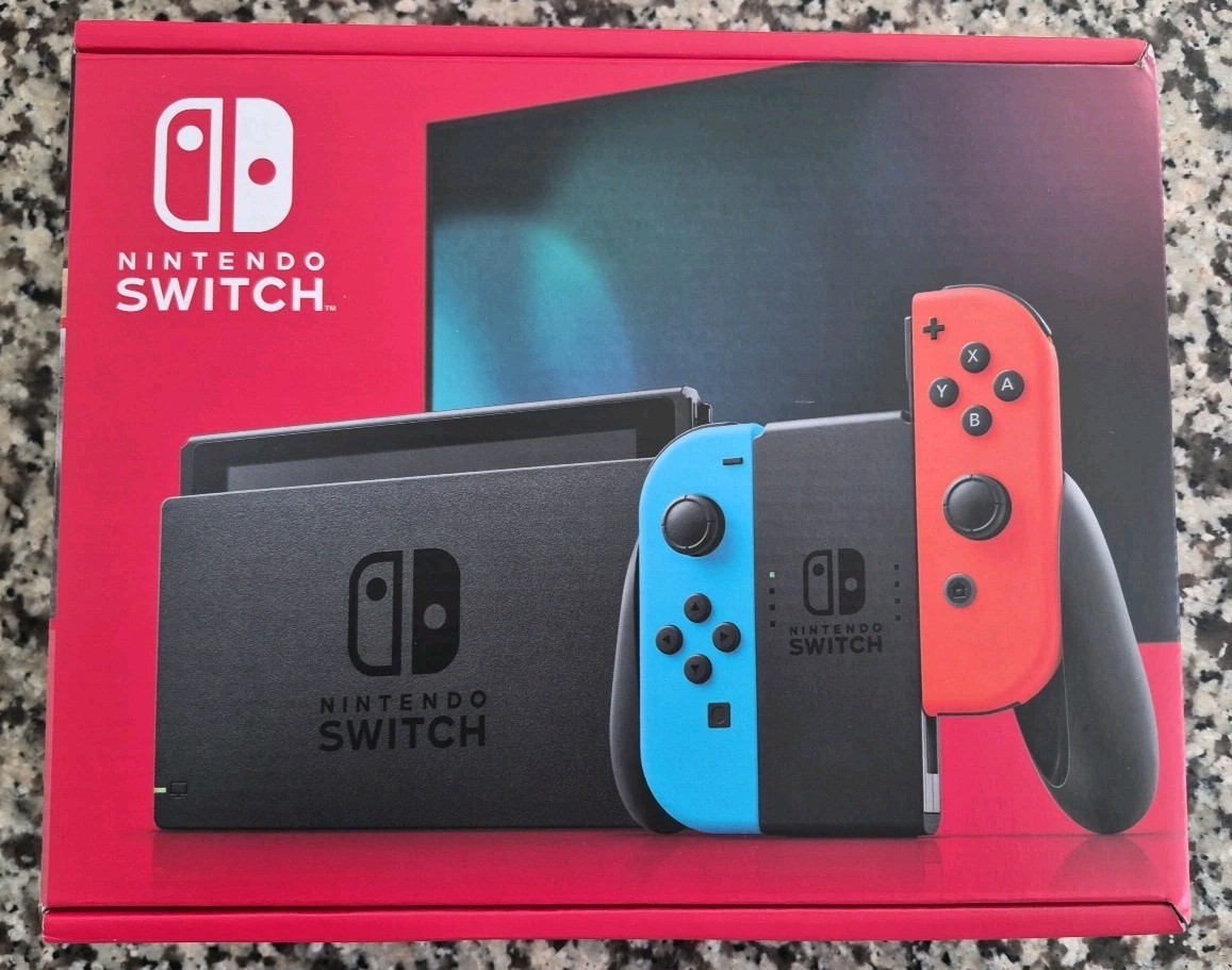 Nintendo Switch with Blue & Red Joy-Con Brand New Never Opened
