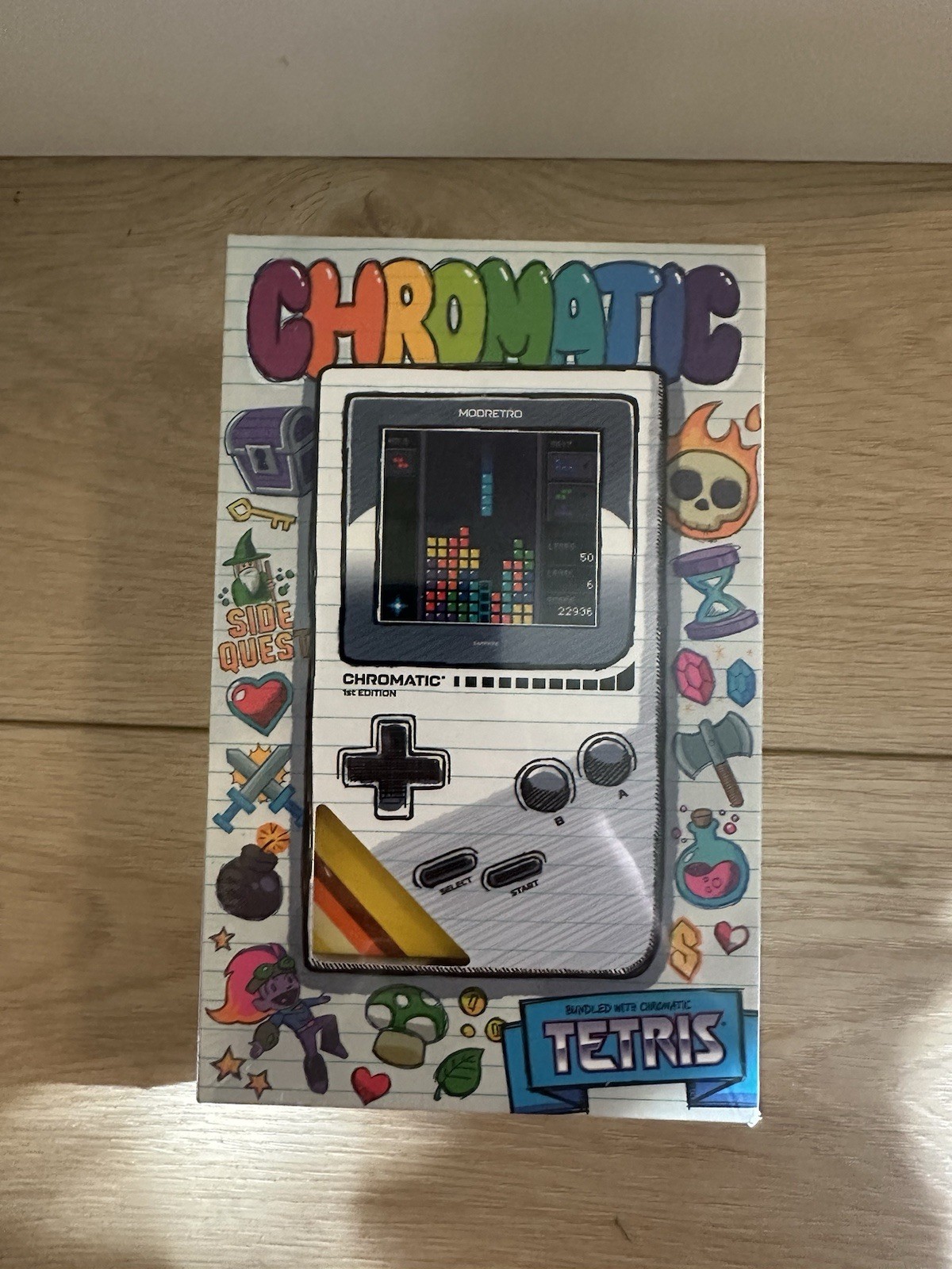 ModRetro Chromatic 1st Edition Volt Yellow Sapphire w/ Tetris Factory Sealed NEW