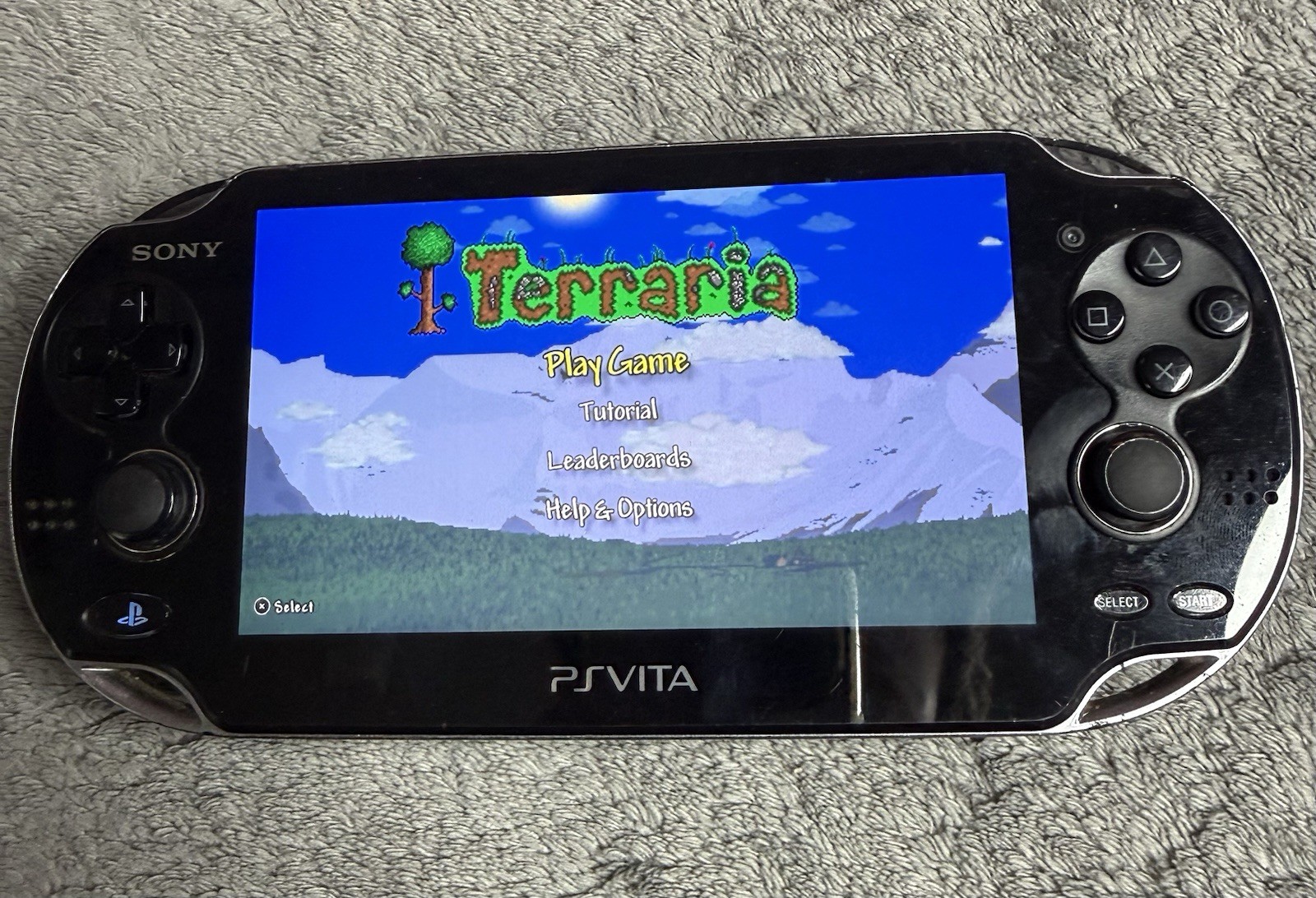 Sony PlayStation Portable PS Vita PCH-1101 Black With Charger 3 Games