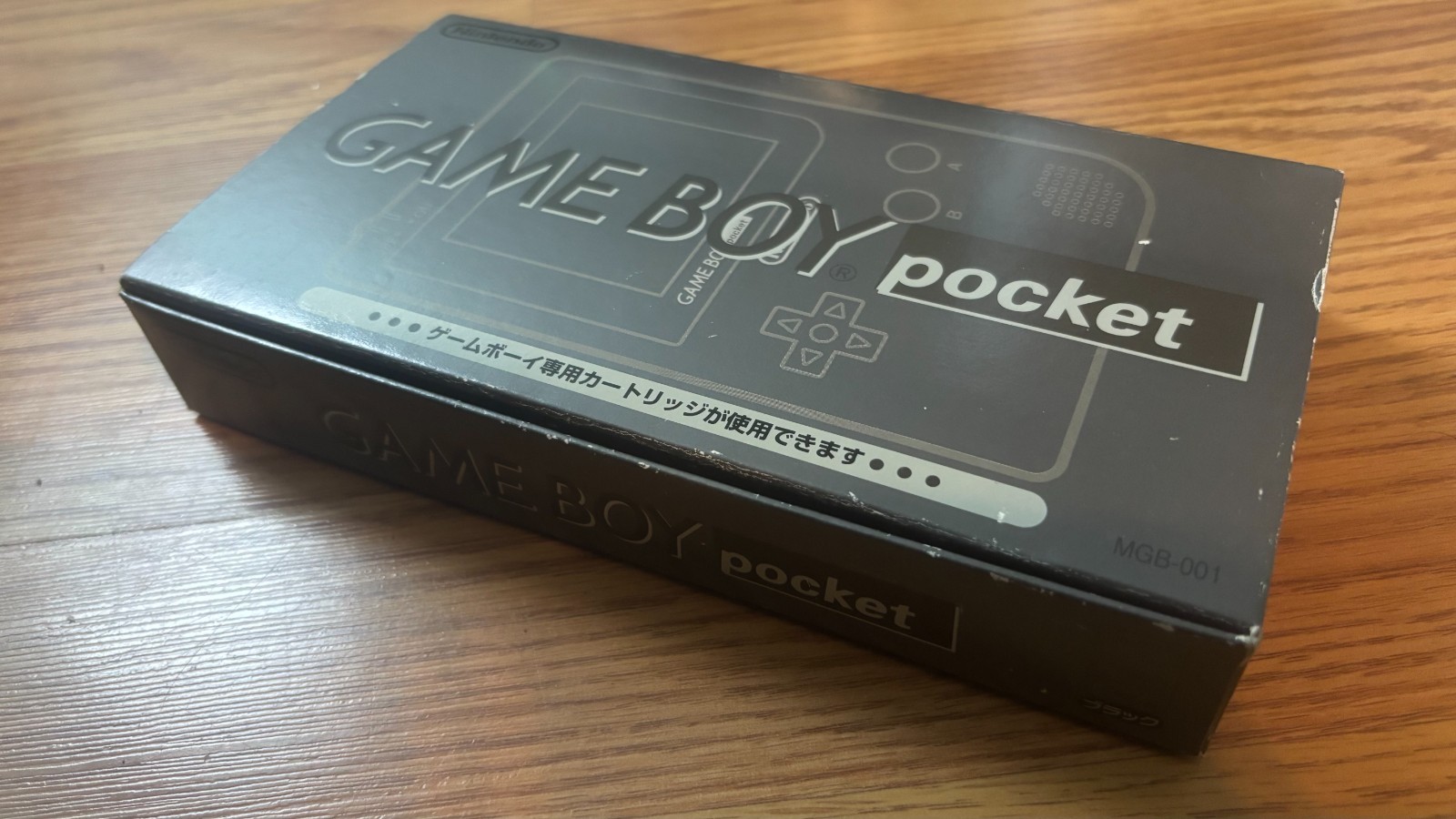 Nintendo Game Boy Pocket GBP Japanese Black IPS Screen Boxed CIB