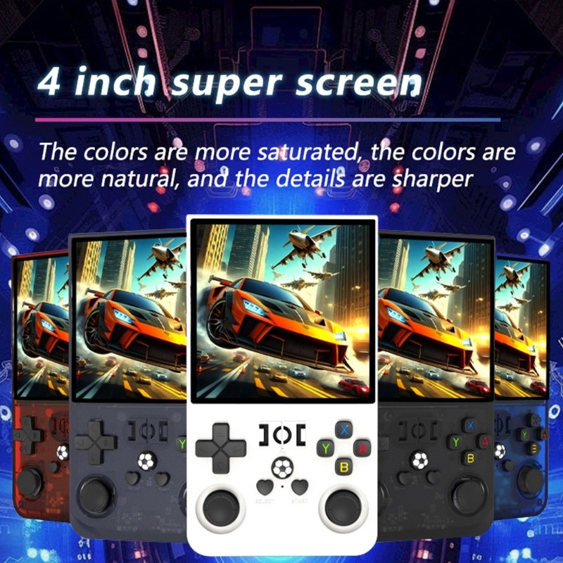 Open Source 4.0in R36Max Handheld Game Console Retro Supports Multiple Emulators