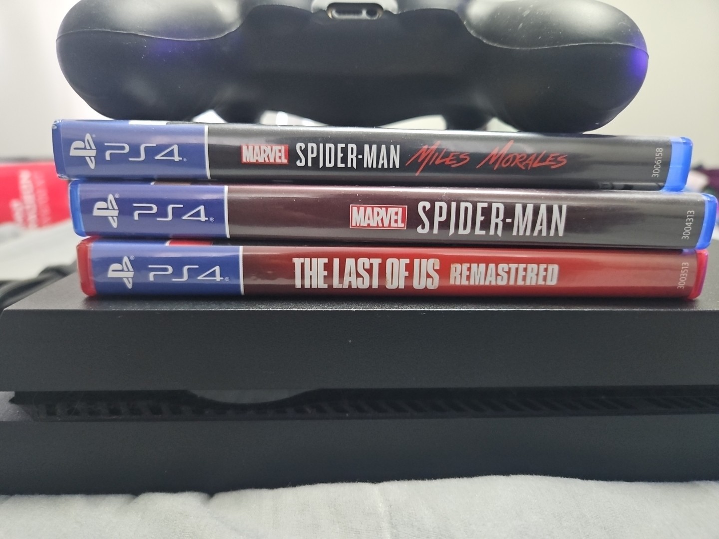 Sony PlayStation 4 Video Game Console With Controller & Three Games