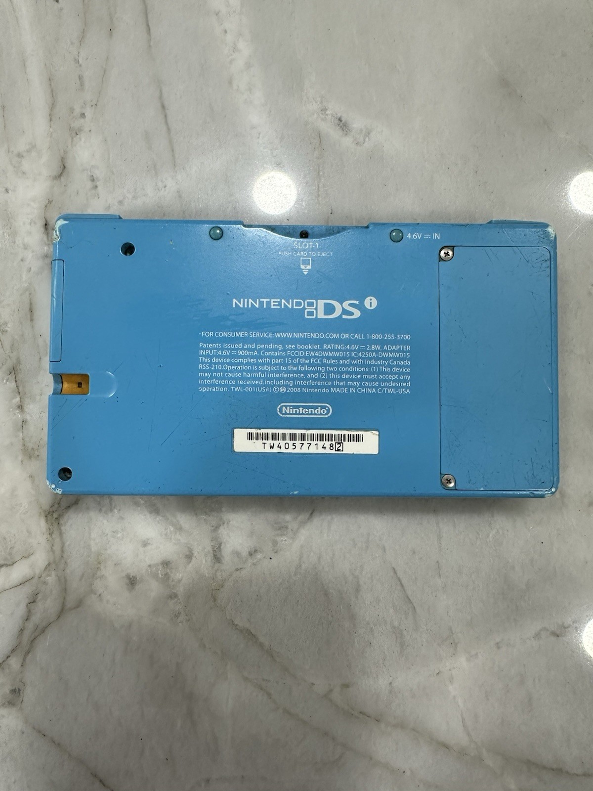 Nintendo DSi Blue Handheld System Nintendo DS NTSC-U/C 256MB Touchscreen