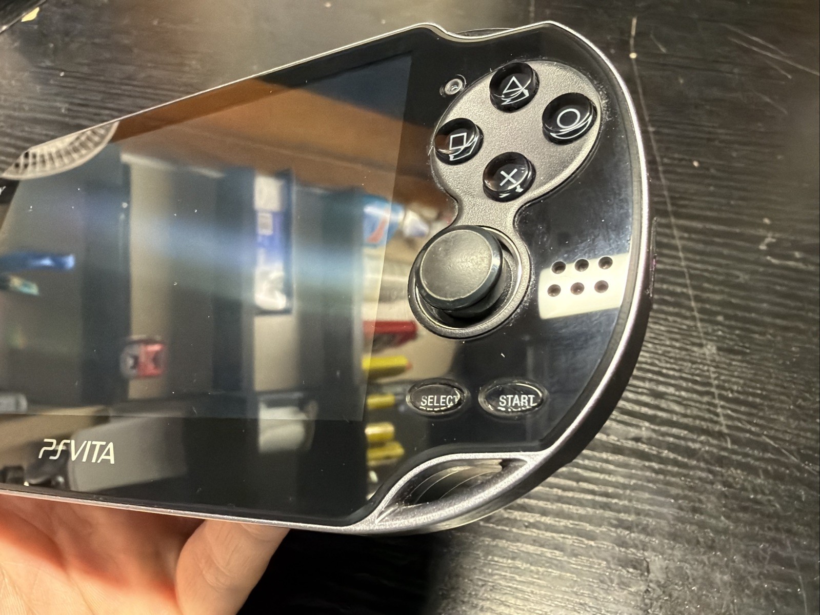 PlayStation Vita PS Vita Crystal Black w/8GB Card OLED Wi-Fi Console •READ DESC!