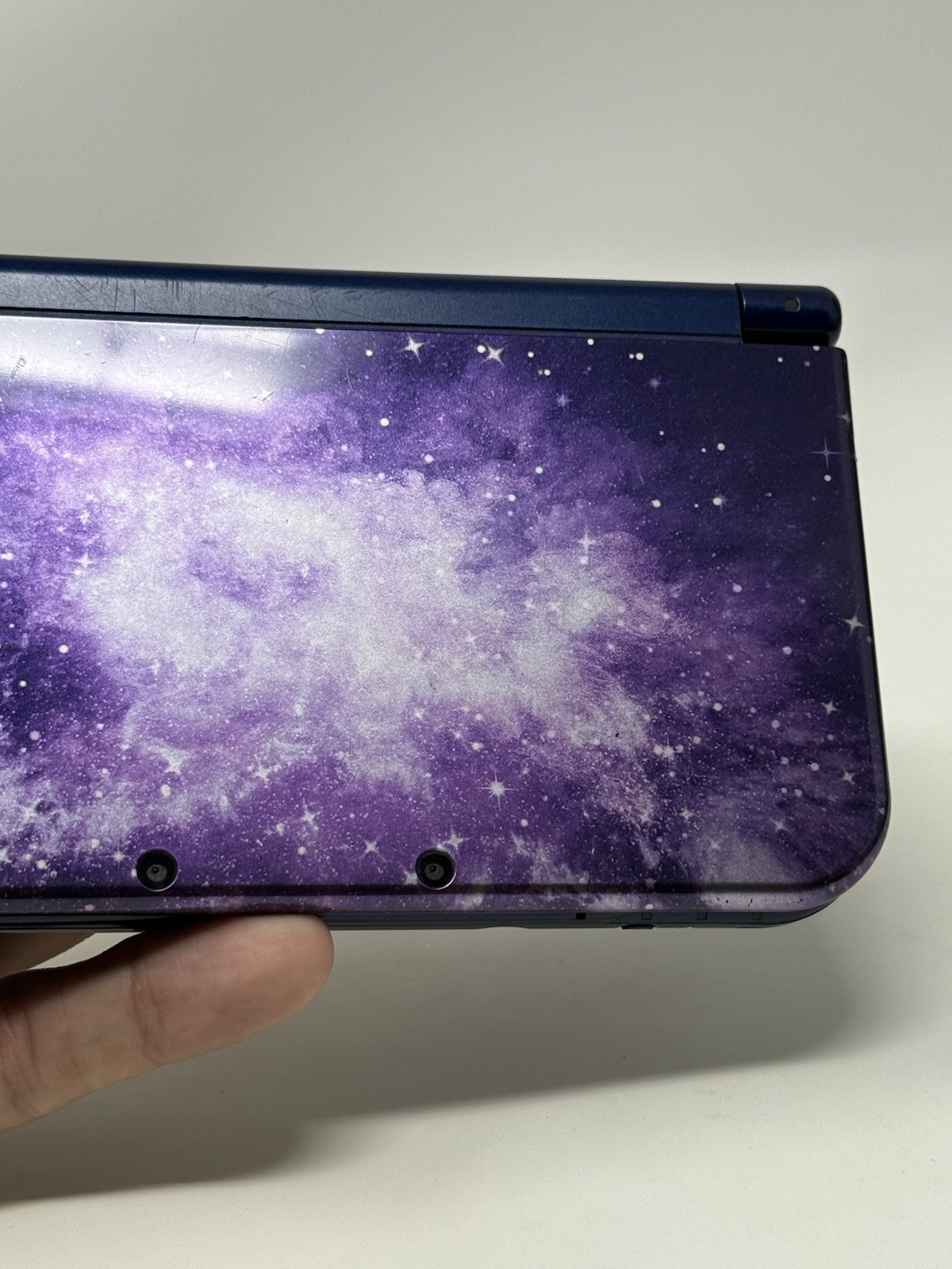 New Nintendo 3DS XL Galaxy Edition Handheld System w Charger US Edition Tested