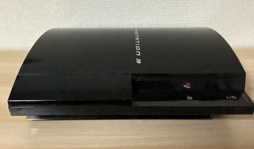 PS3 Clear Black CECHB 20GB PlayStation 3 Set Used Tested From JAPAN