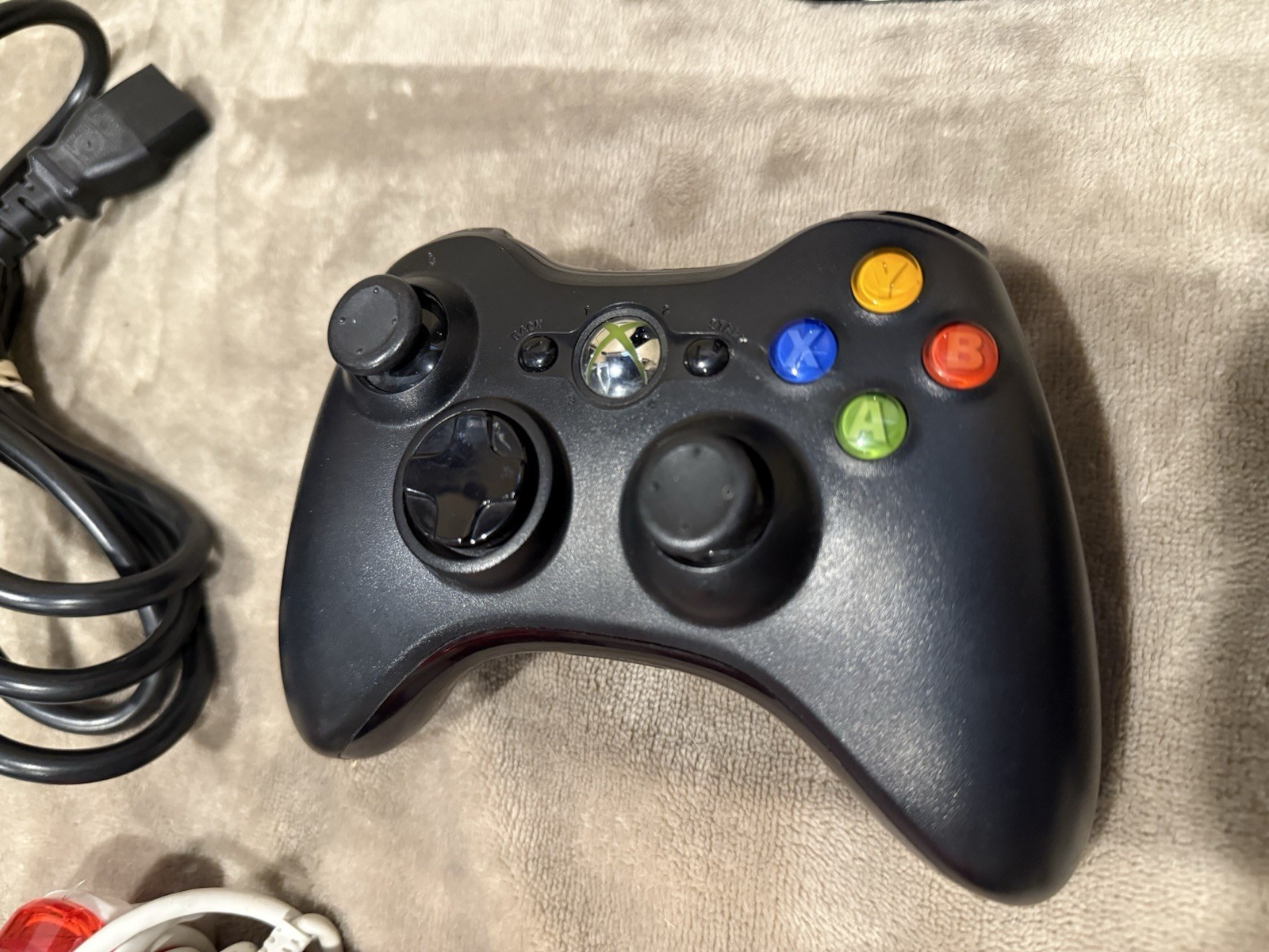 Xbox 360 S 250GB Console + 3 Controllers + 8 Games GTA V Battlefield Sims 3
